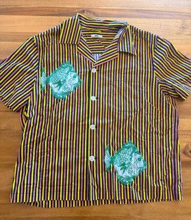 Bode Stripe Shirt - sz M/L Size US M / EU 48-50 / 2 - 1 Thumbnail