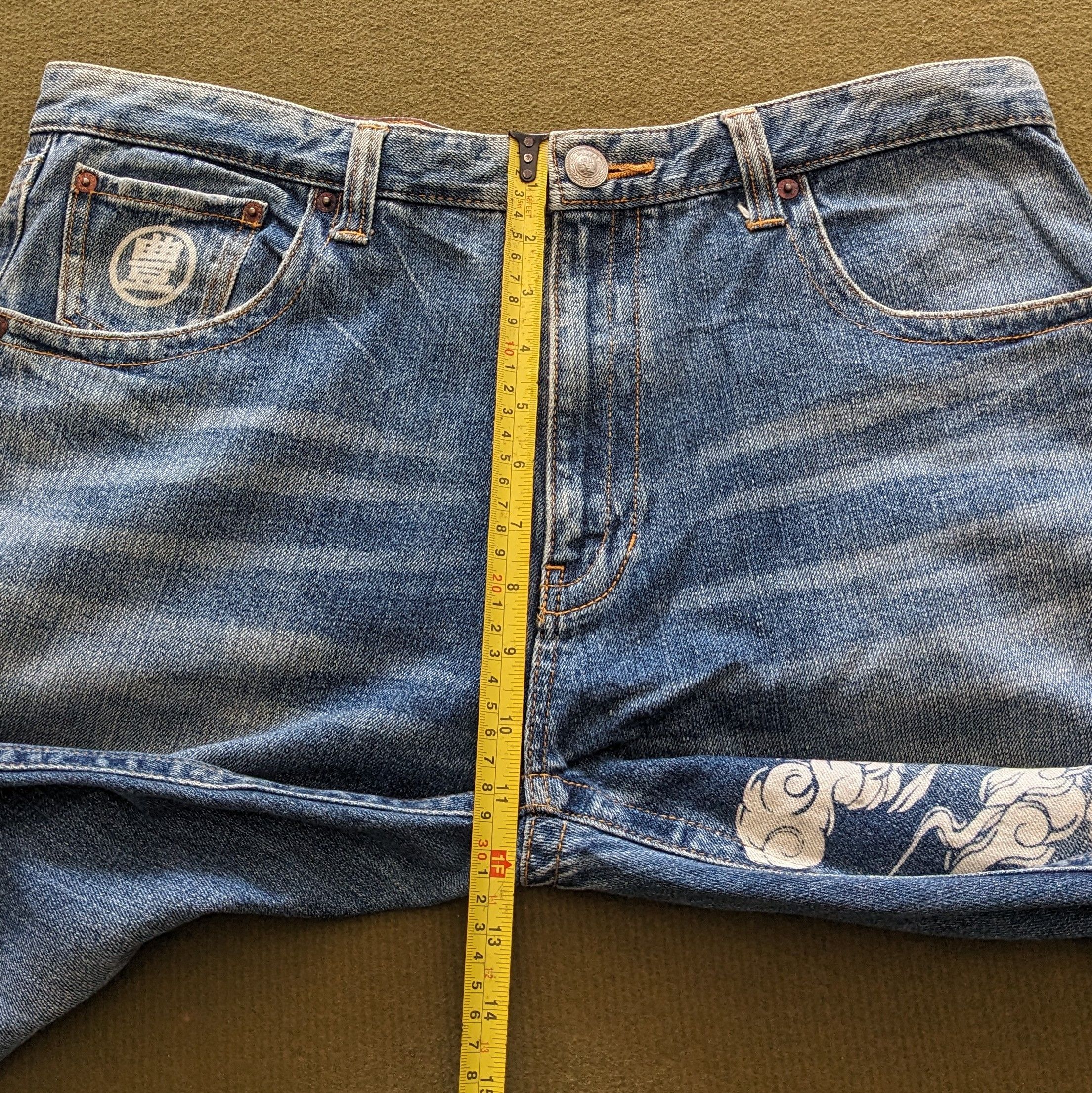 Other Vintage Japanese Art Design Fashion Jeans Size US 36 / EU 52 - 6 Thumbnail
