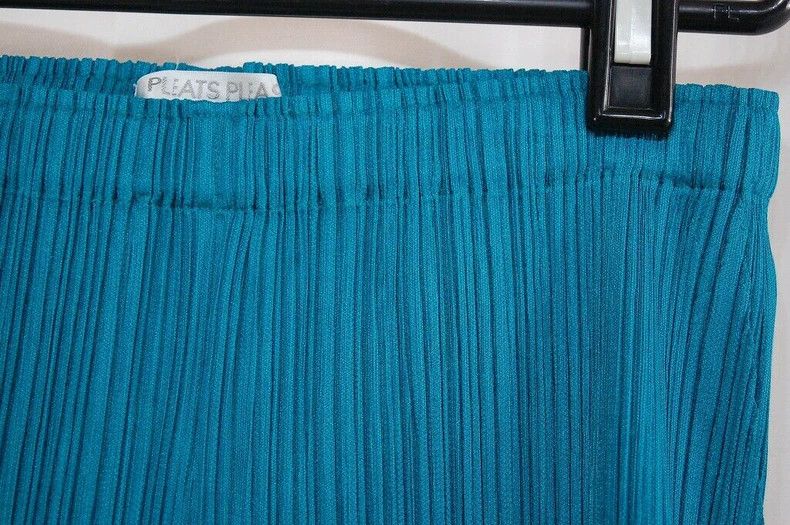 Issey Miyake issey miyake size:1 Lake blue pleated pants Size 42" / US 20 - 3 Thumbnail