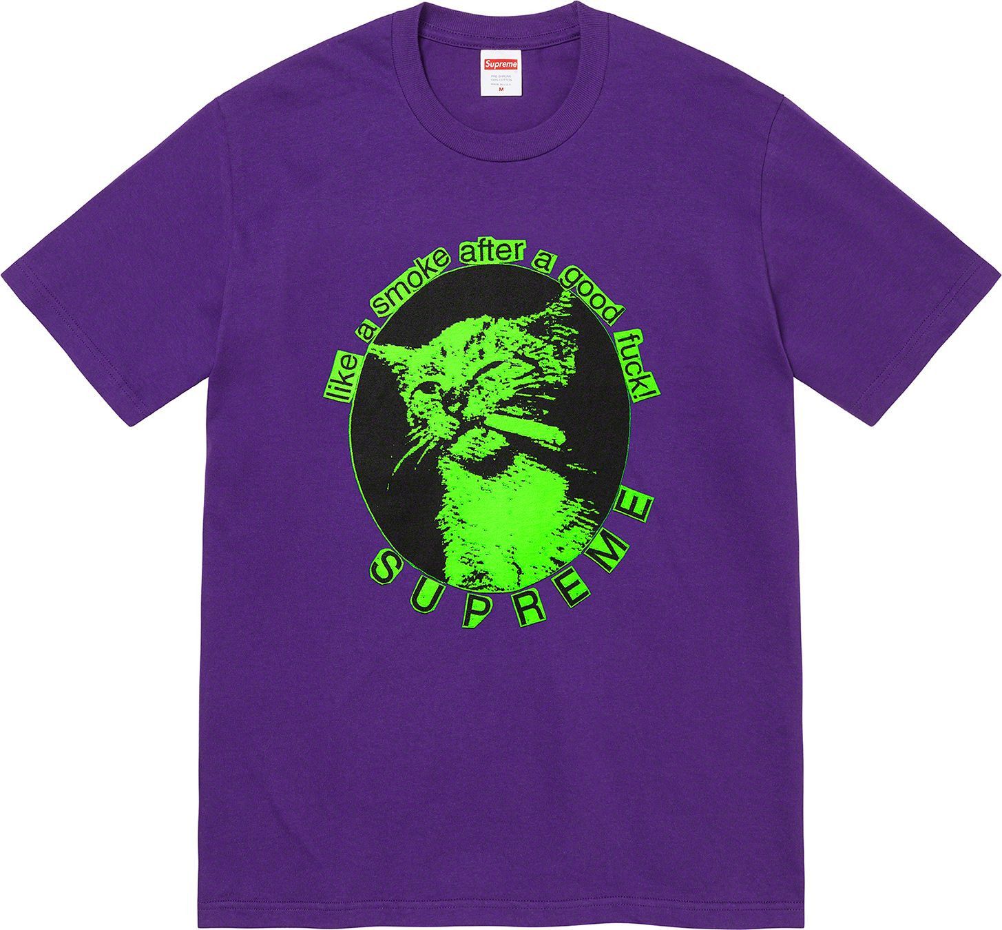 Supreme Supreme SS23 Smoke Tee - XLarge Purple Size US XL / EU 56 / 4 - 2 Thumbnail