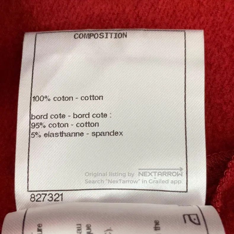 Chanel Chanel Red letter printed cotton round-neck long-sleeved s Size XXS / US 00 / IT 34 - 8 Thumbnail
