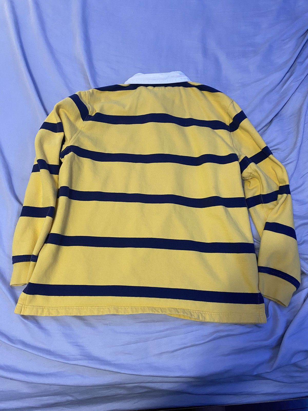 Polo Ralph Lauren Polo Ralph Lauren Yellow and Black Stripped Rugby Shirt Size US XL / EU 56 / 4 - 4 Thumbnail