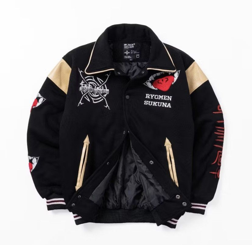 Other Varsity jacket ryomen black streetwear Size US L / EU 52-54 / 3 - 2 Thumbnail