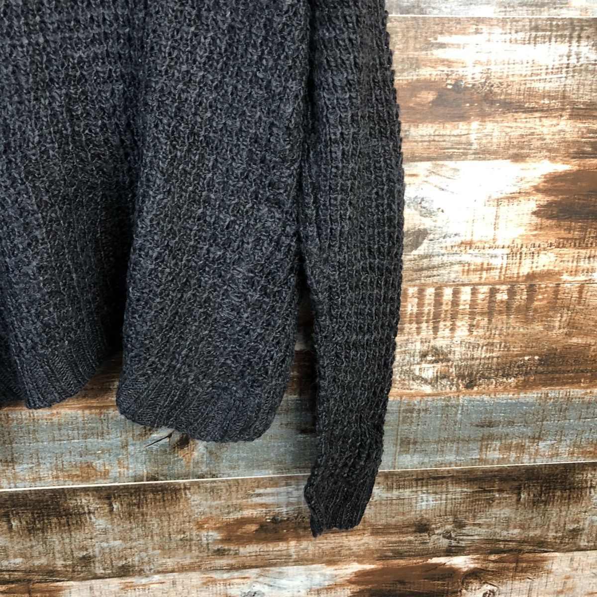 Homespun Knitwear DL Anna Luna japan Black Cardigan Knitwear #C528 Size M / US 6-8 / IT 42-44 - 14 Thumbnail