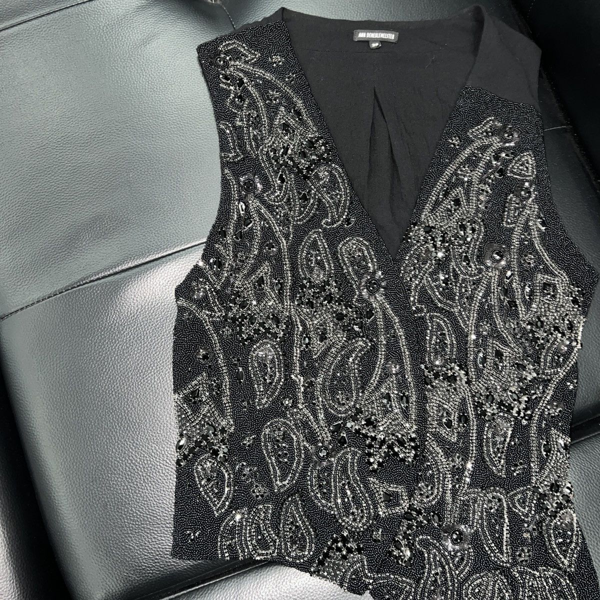 Ann Demeulemeester Ann Demeulemeester SS09Runway Asymmetric “Glass” Vest Jacket Size XS / US 0-2 / IT 36-38 - 11 Thumbnail