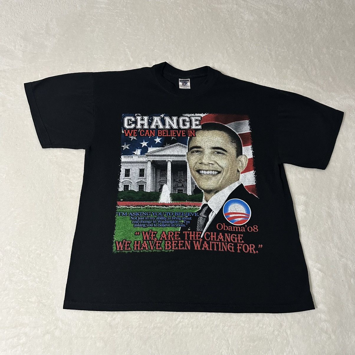 Jerzees 2008 Barack Obama T-Shirt Size US L / EU 52-54 / 3 - 1 Thumbnail