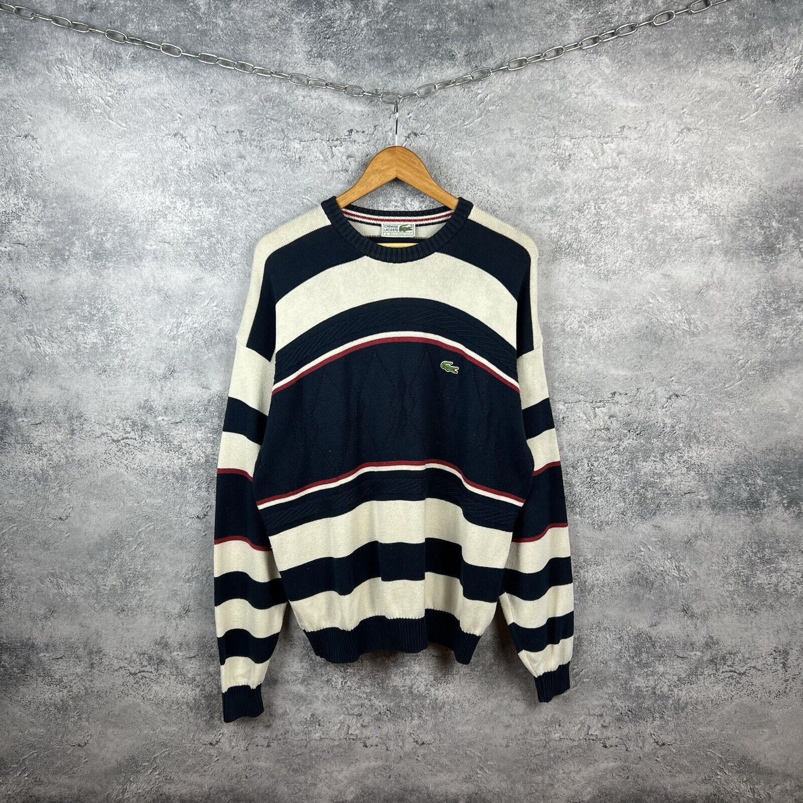 Lacoste Lacoste Vintage Sweater Men's Size 5 Long Sleeve Size US L / EU 52-54 / 3 - 1 Thumbnail