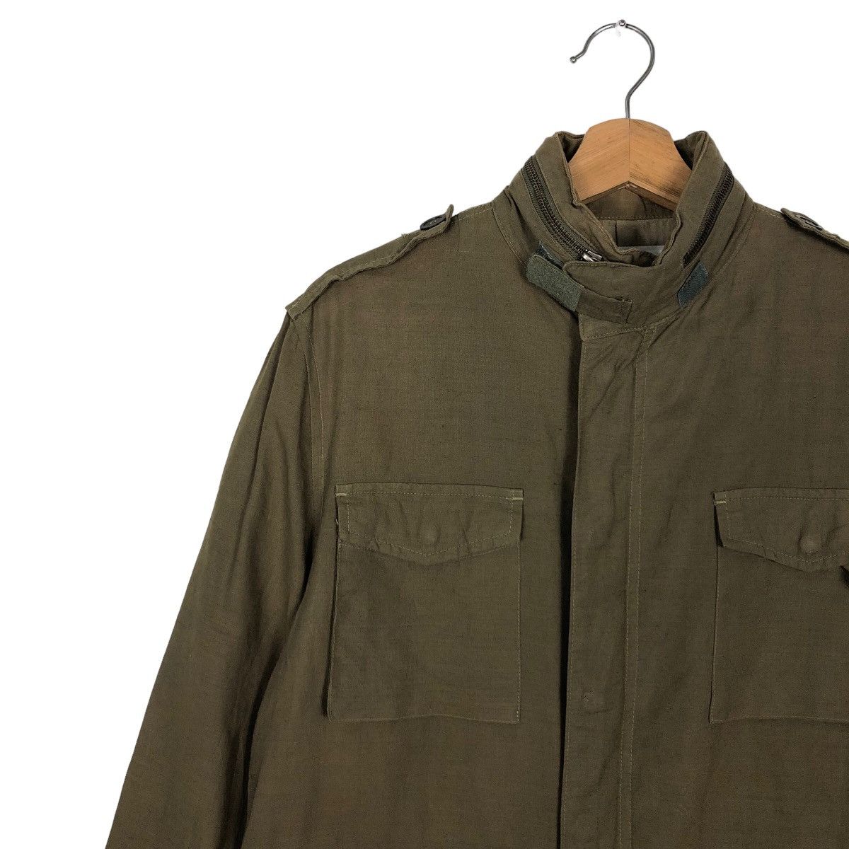 Davit Meursault Japan 🔥90’s Vintage Chore Work Jacket Military Davit Meursault Size US M / EU 48-50 / 2 - 6 Thumbnail