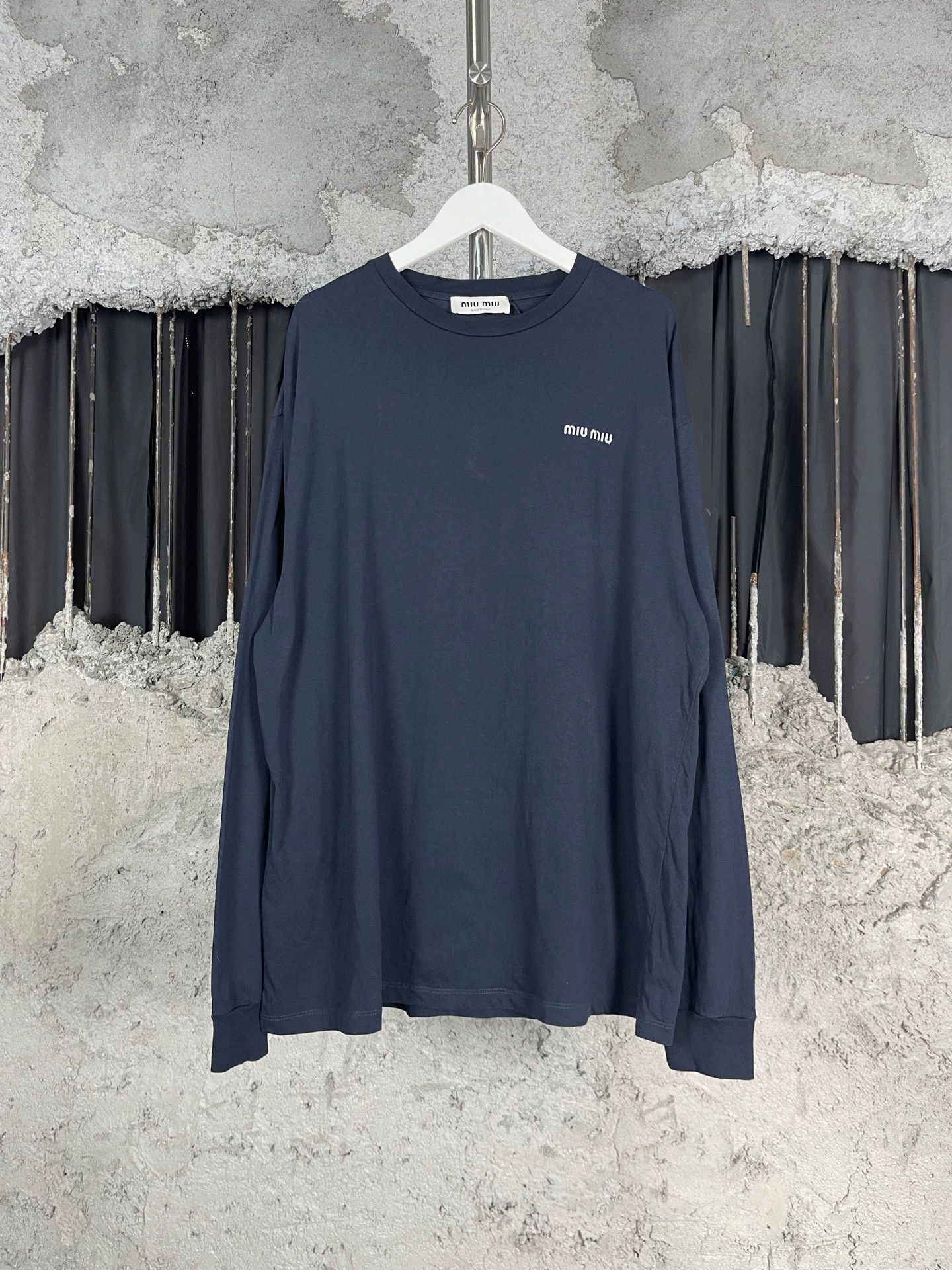 Miu Miu MIU MIU Embroidered Logo Long Sleeve S (New) Size US S / EU 44-46 / 1 - 1 Thumbnail