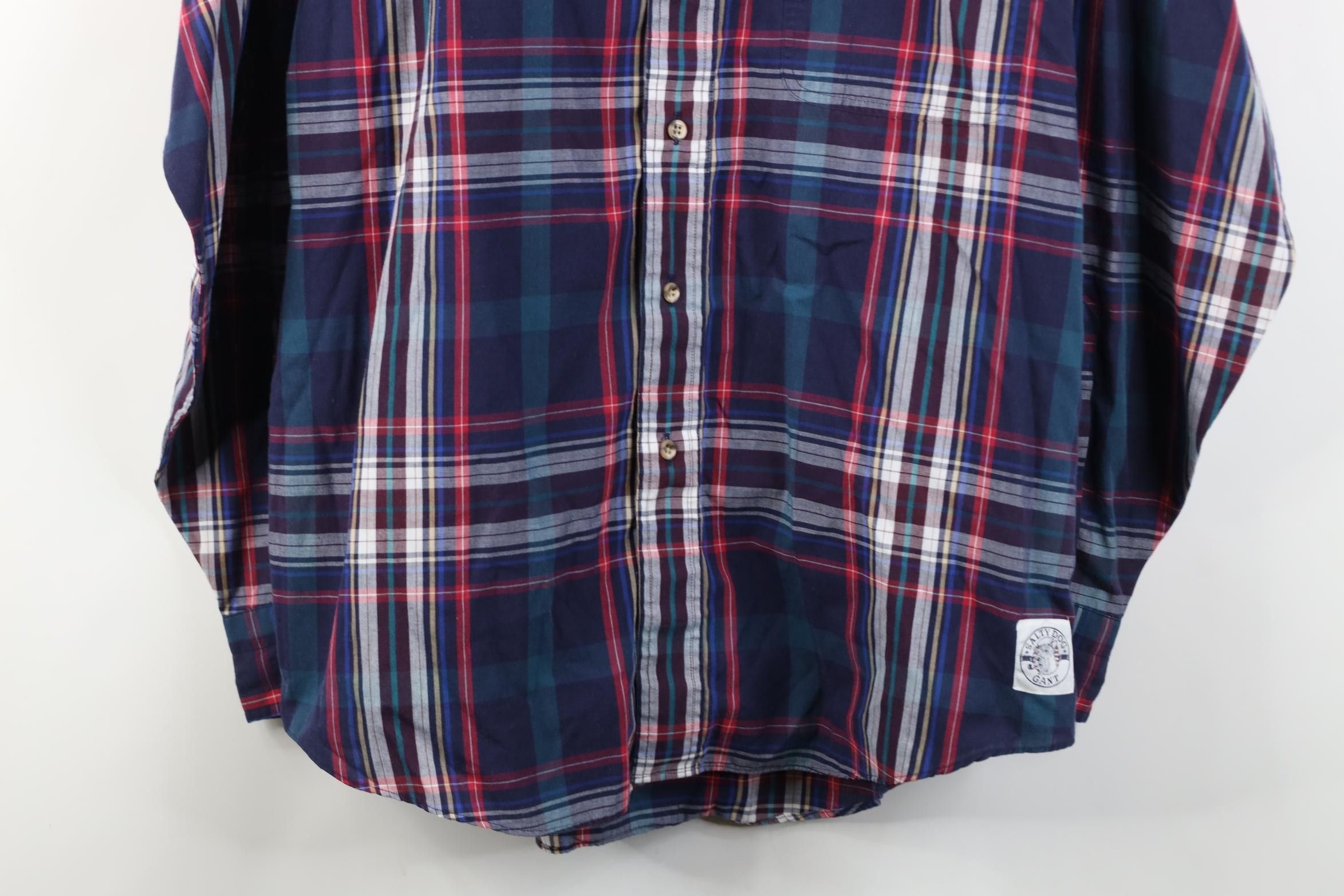 Vintage Vintage 90s Streetwear Madras Collared Button Down Shirt Size US M / EU 48-50 / 2 - 3 Thumbnail