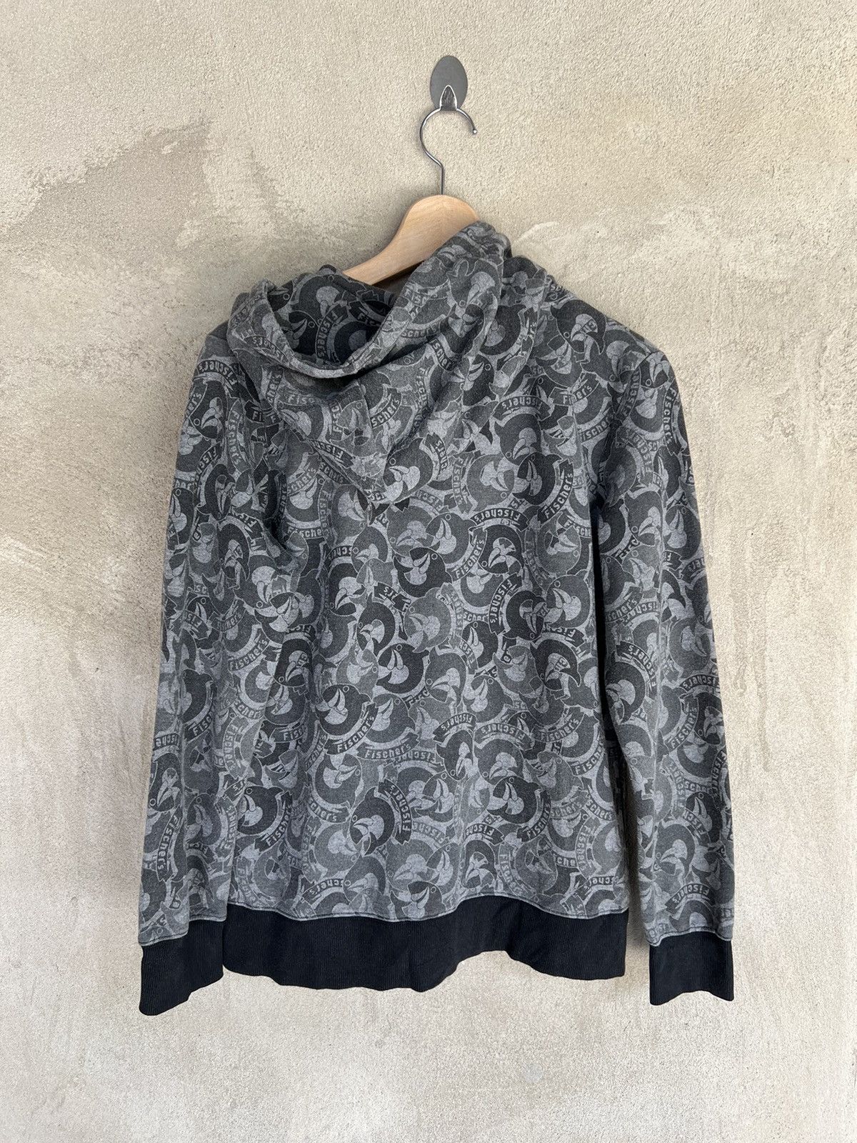 Japanese Brand Japanese Brand Fischer’s Overprint Hoodies Size US S / EU 44-46 / 1 - 7 Thumbnail