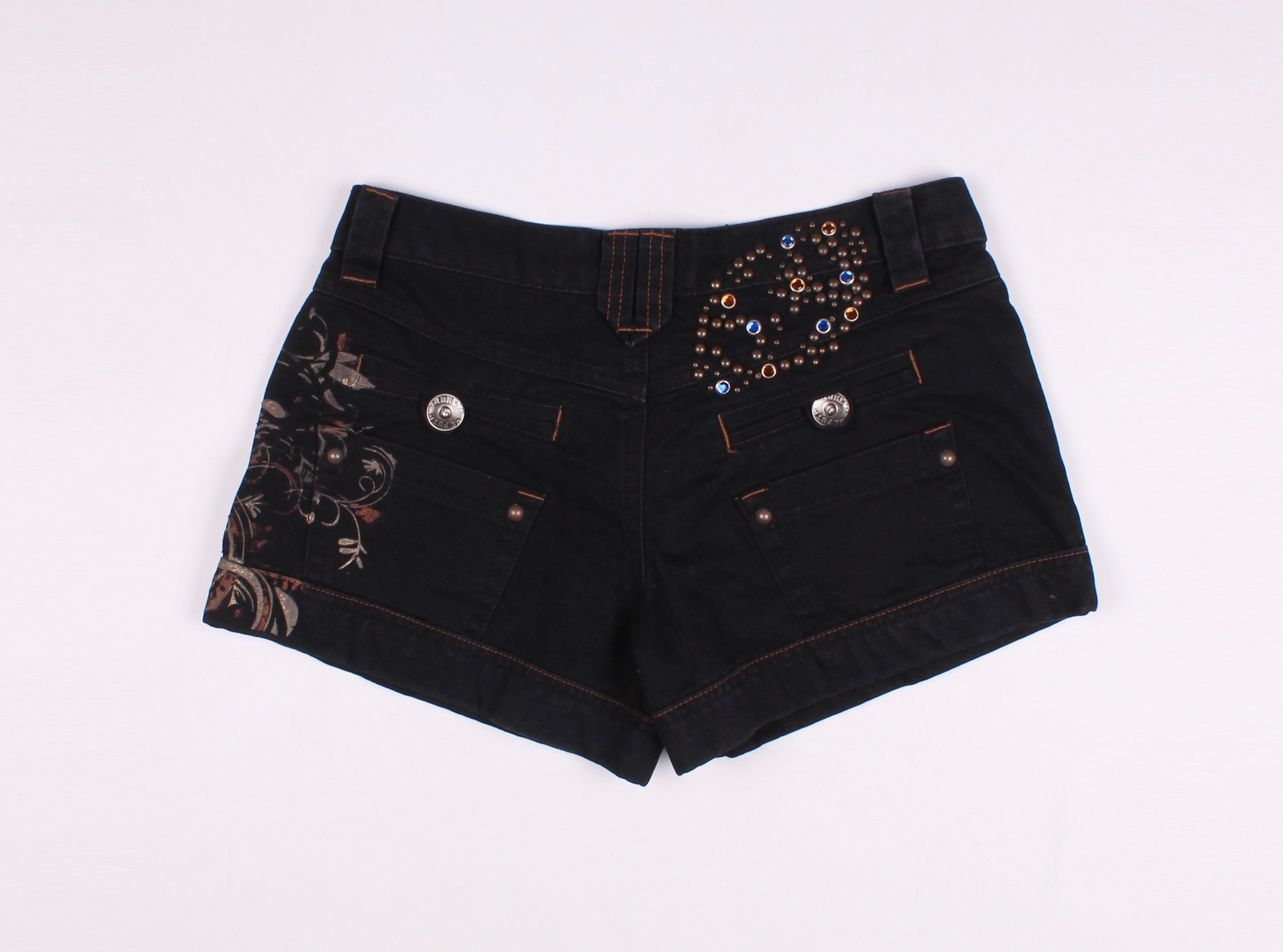 Vintage De Puta Madre Goth Grunge Mini Shorts | Grailed