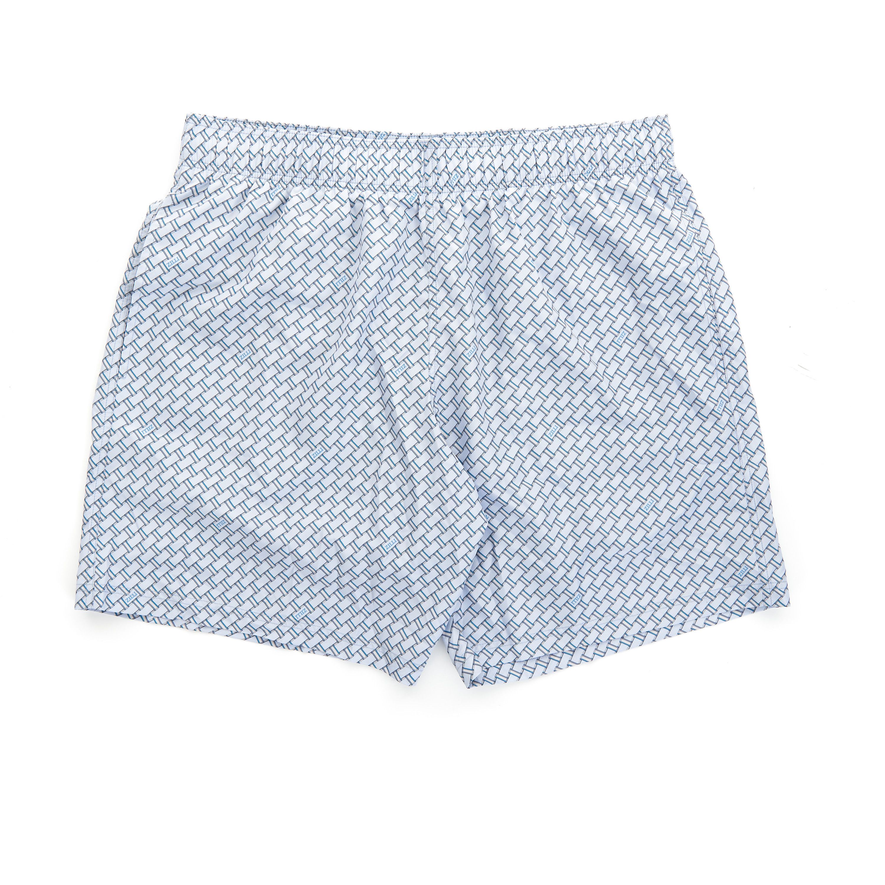 Zilli Swim Shorts With Graphic Linear Motif Size US 30 / EU 46 - 1 Thumbnail