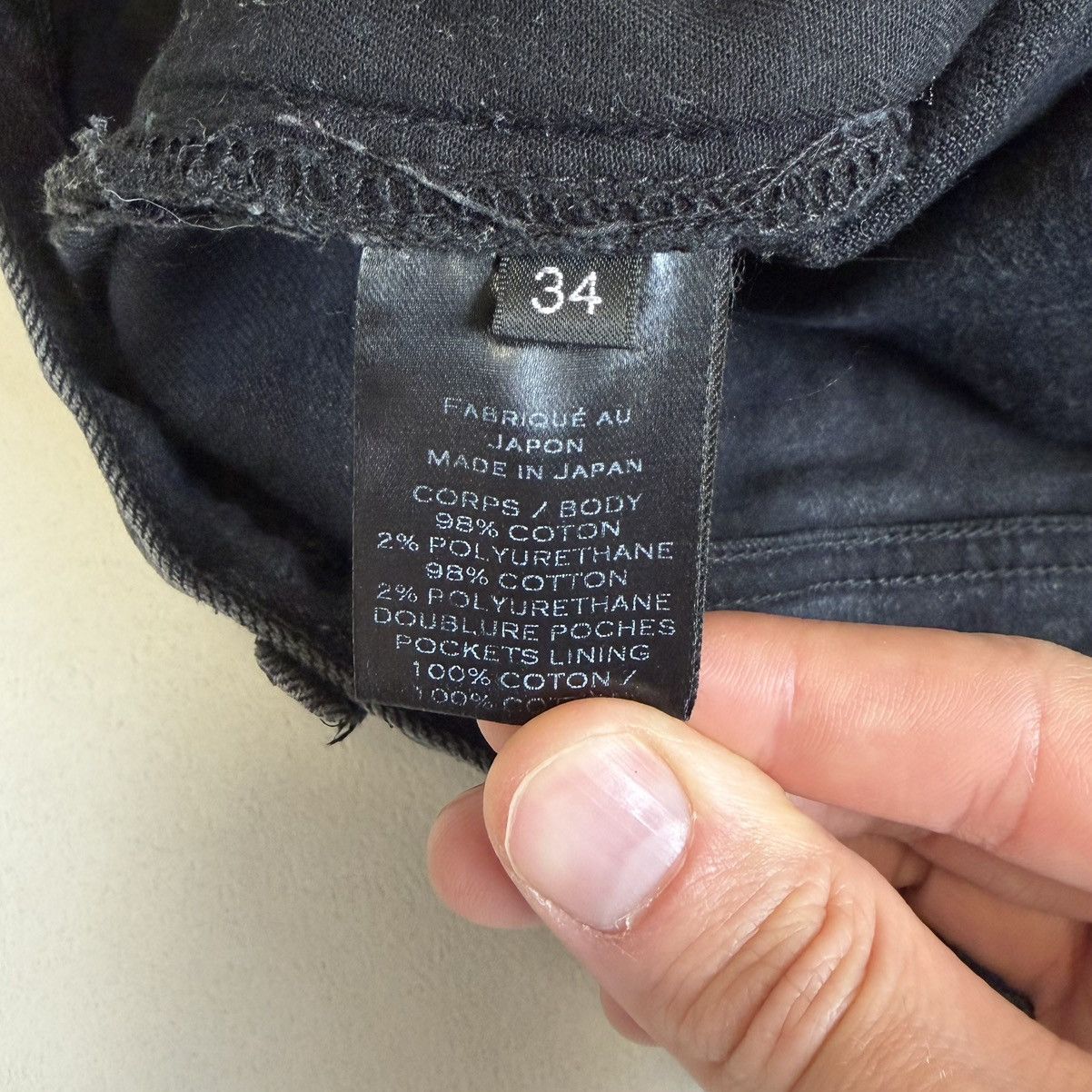 Balmain 2012 ‘Knee Blowout’ Washed Black Jeans Size US 34 / EU 50 - 6 Thumbnail
