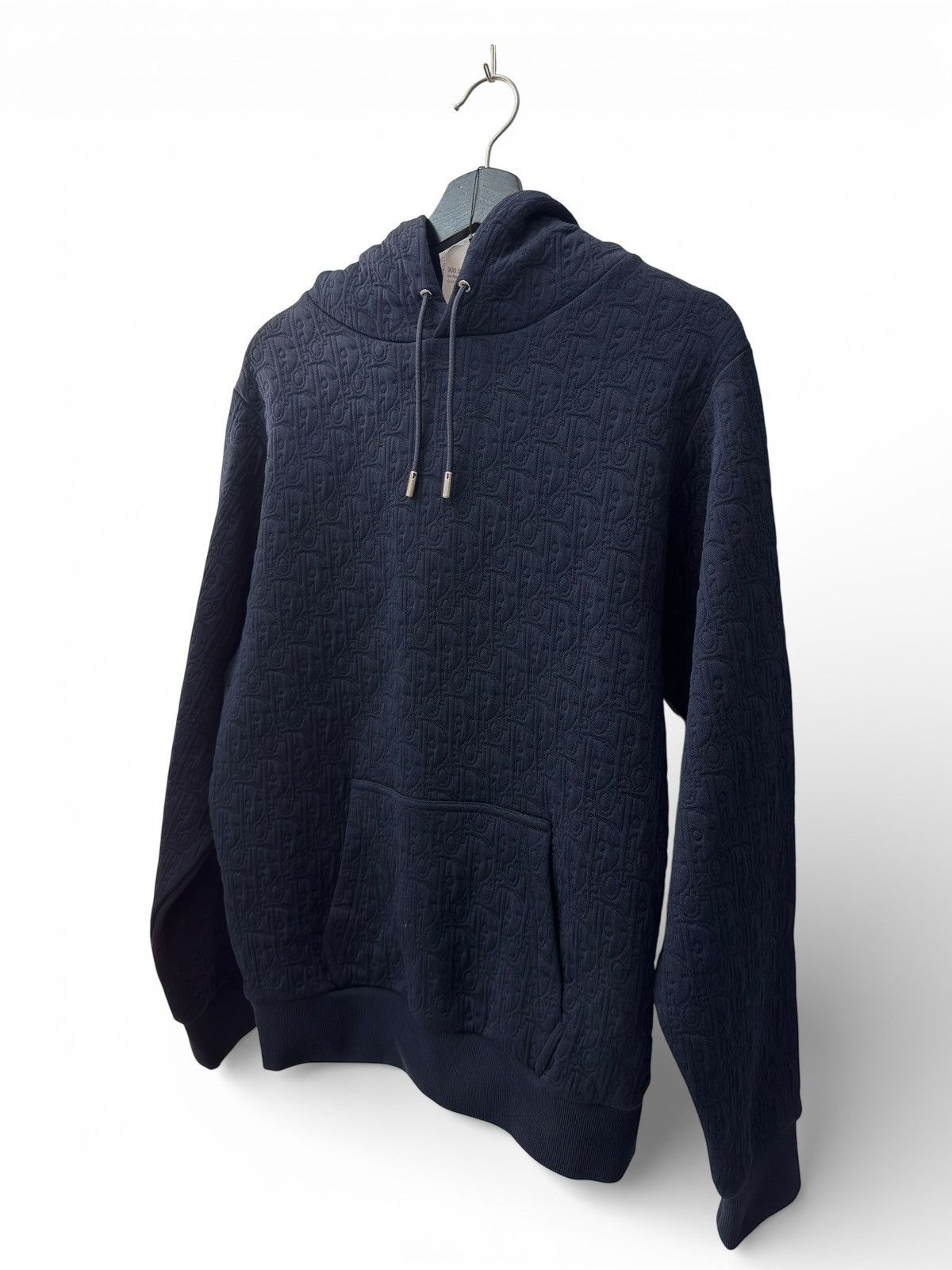 Dior Dior Navy Embroidered Oblique Hoodie Size US XS / EU 42 / 0 - 4 Thumbnail