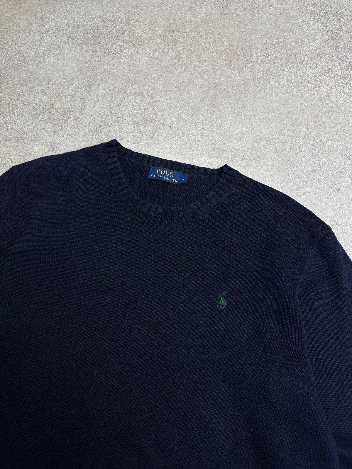 Polo Ralph Lauren Vintage Polo Ralph Lauren Heavy Knit Sweater Mens L Size US L / EU 52-54 / 3 - 2 Thumbnail