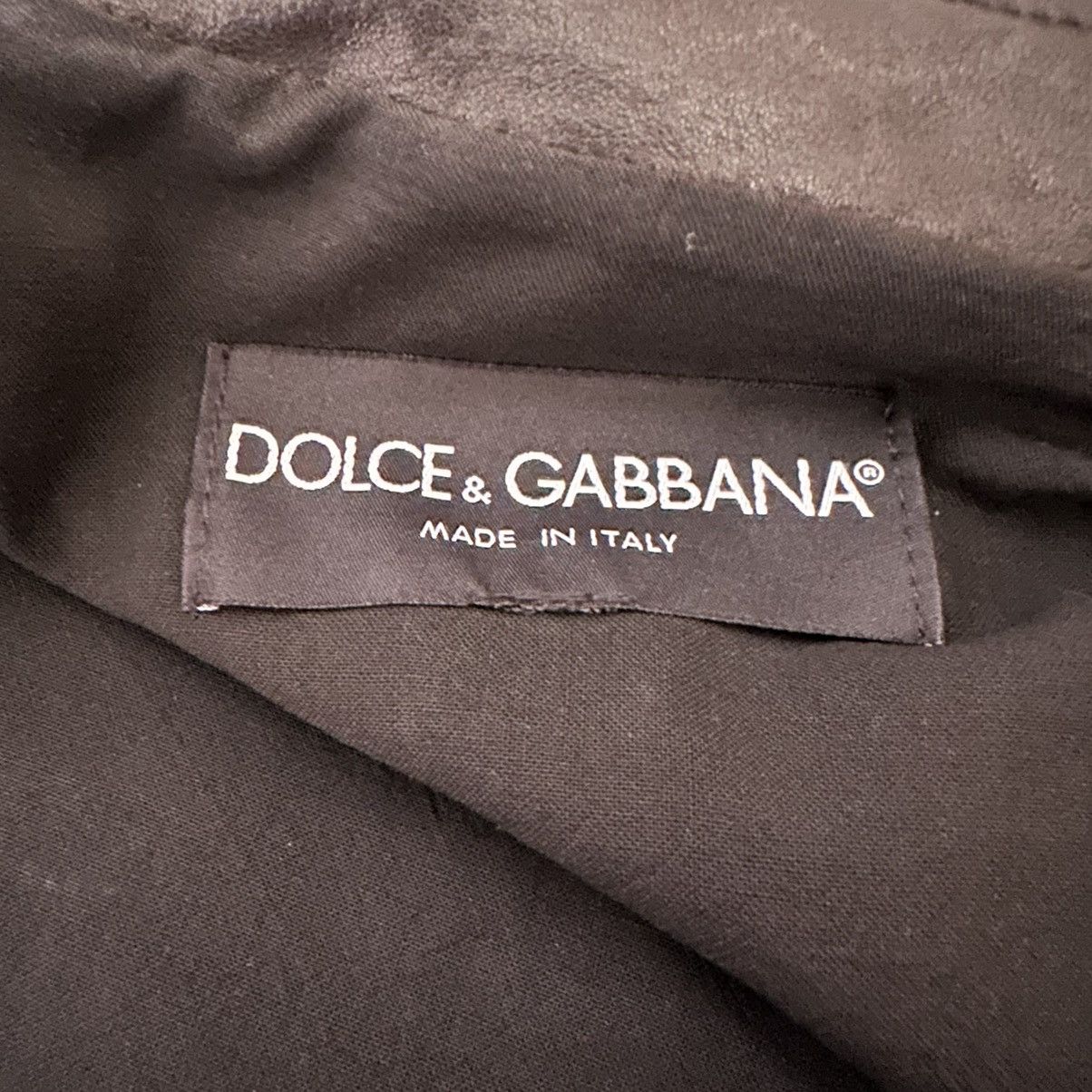 Dolce & Gabbana Dolce Gabbana Spring 2002 Leather Jacket Archive Size US M / EU 48-50 / 2 - 3 Thumbnail