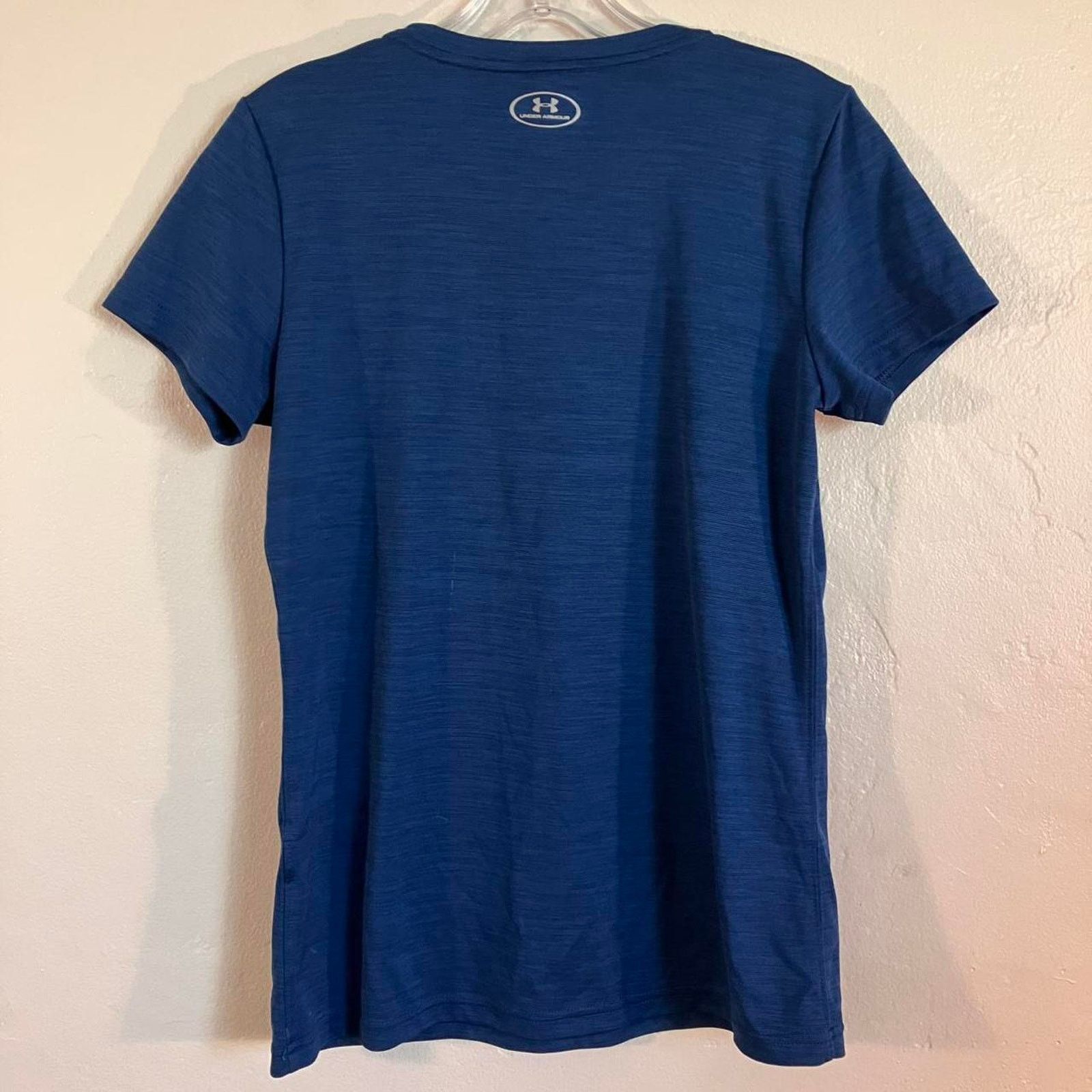 Under Armour Under Armour Blue Loose Fit Heat Gear Workout T-shirt Size S / US 4 / IT 40 - 4 Thumbnail