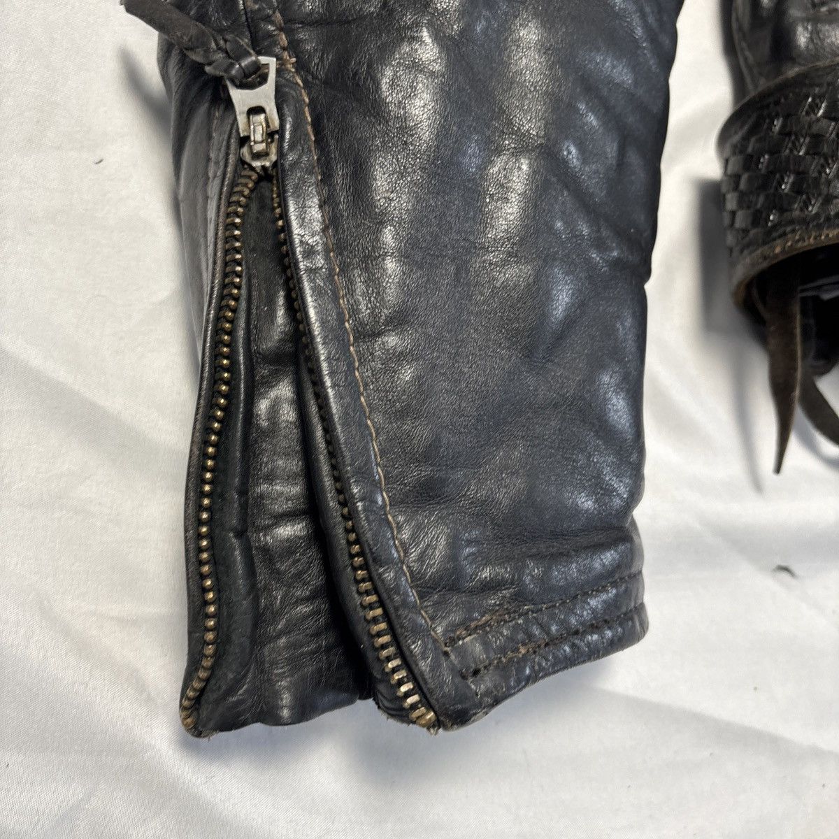 Other Vintage Langlitz Columbia Motorcycle Leather Jacket w/Belt Size US M / EU 48-50 / 2 - 6 Thumbnail