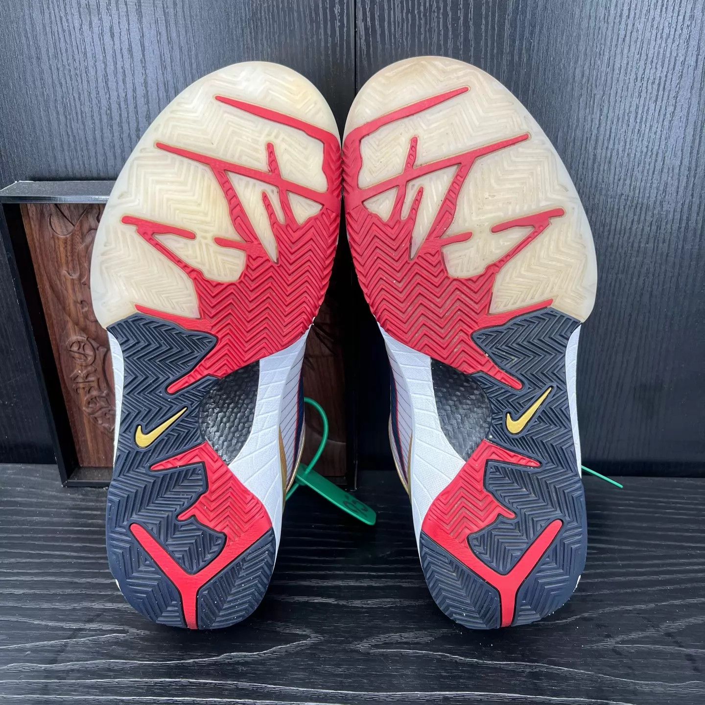 Nike zk4 Gold/White Size 45 Box Like New Upper Repair Size US 11 / EU 44 - 6 Thumbnail
