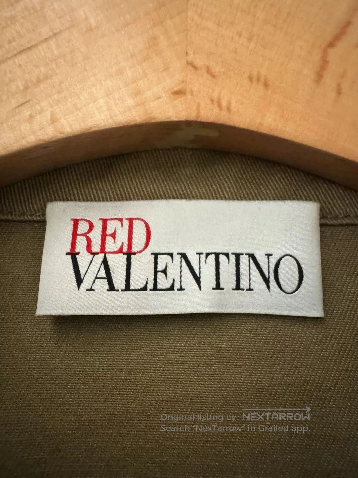 RED Valentino RED VALENTINO Beige Utility Coat. Size XS / US 0-2 / IT 36-38 - 3 Thumbnail