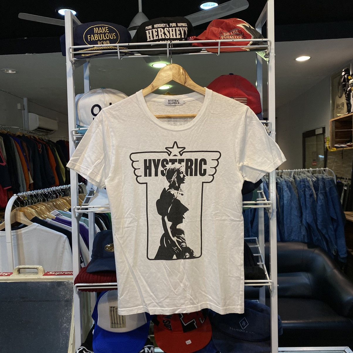 image of Hysteric Glamour “Keep Yourself Alive” Graphic Tee in White, Men's (Size Small)