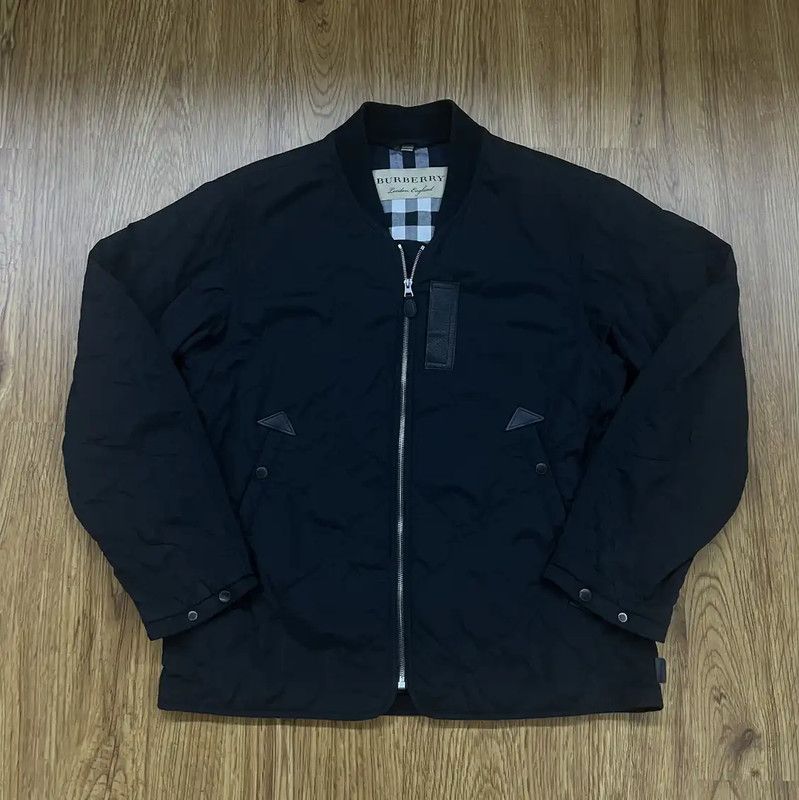 Burberry Burberry Black Cotton Men's Long Sleeve Jacket Size US XL / EU 56 / 4 - 1 Thumbnail