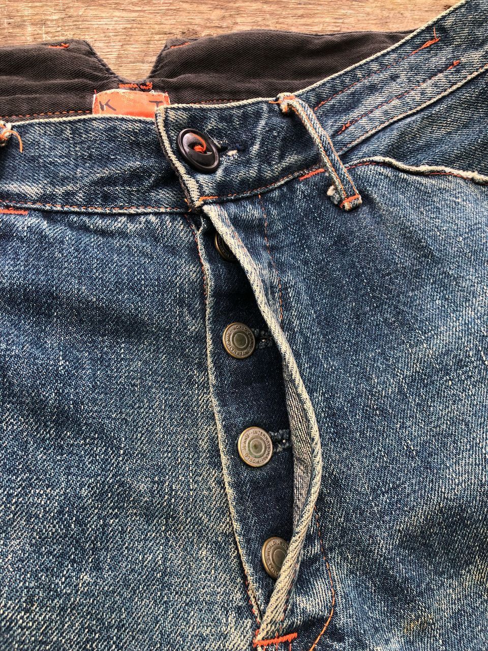 Japanese Brand × KATO × Vintage Vintage Kato Japan Selvedge Buckle Denim Jeans Size US 30 / EU 46 - 7 Thumbnail