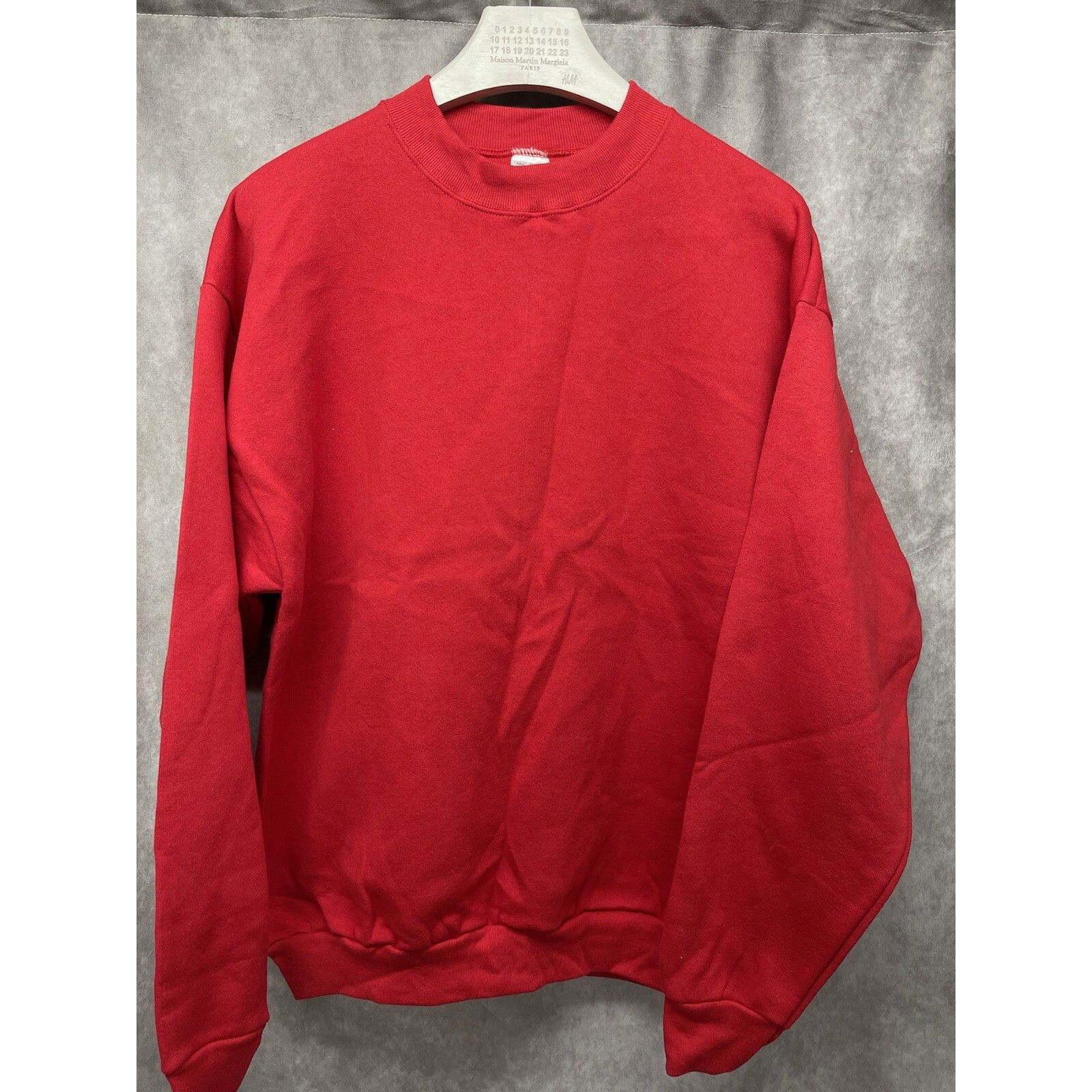Fruit Of The Loom VTG 90s Fruit of the Loom Red Crewneck Blank Size XL Sweatsh Size US XL / EU 56 / 4 - 2 Thumbnail