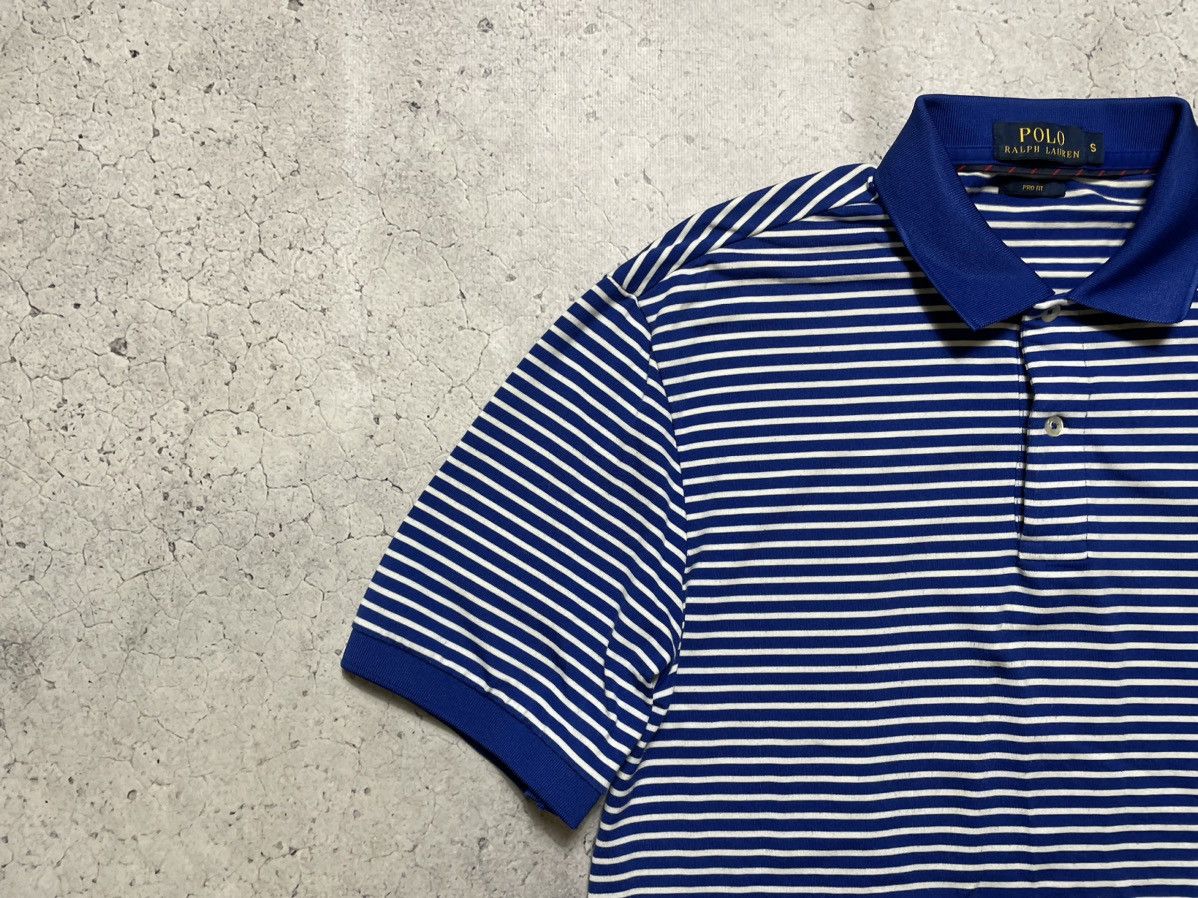 Polo Ralph Lauren × Ralph Lauren × Vintage Vintage Polo Ralph Lauren Striped Polo Shirt Y2K Big Pony Size US S / EU 44-46 / 1 - 3 Thumbnail