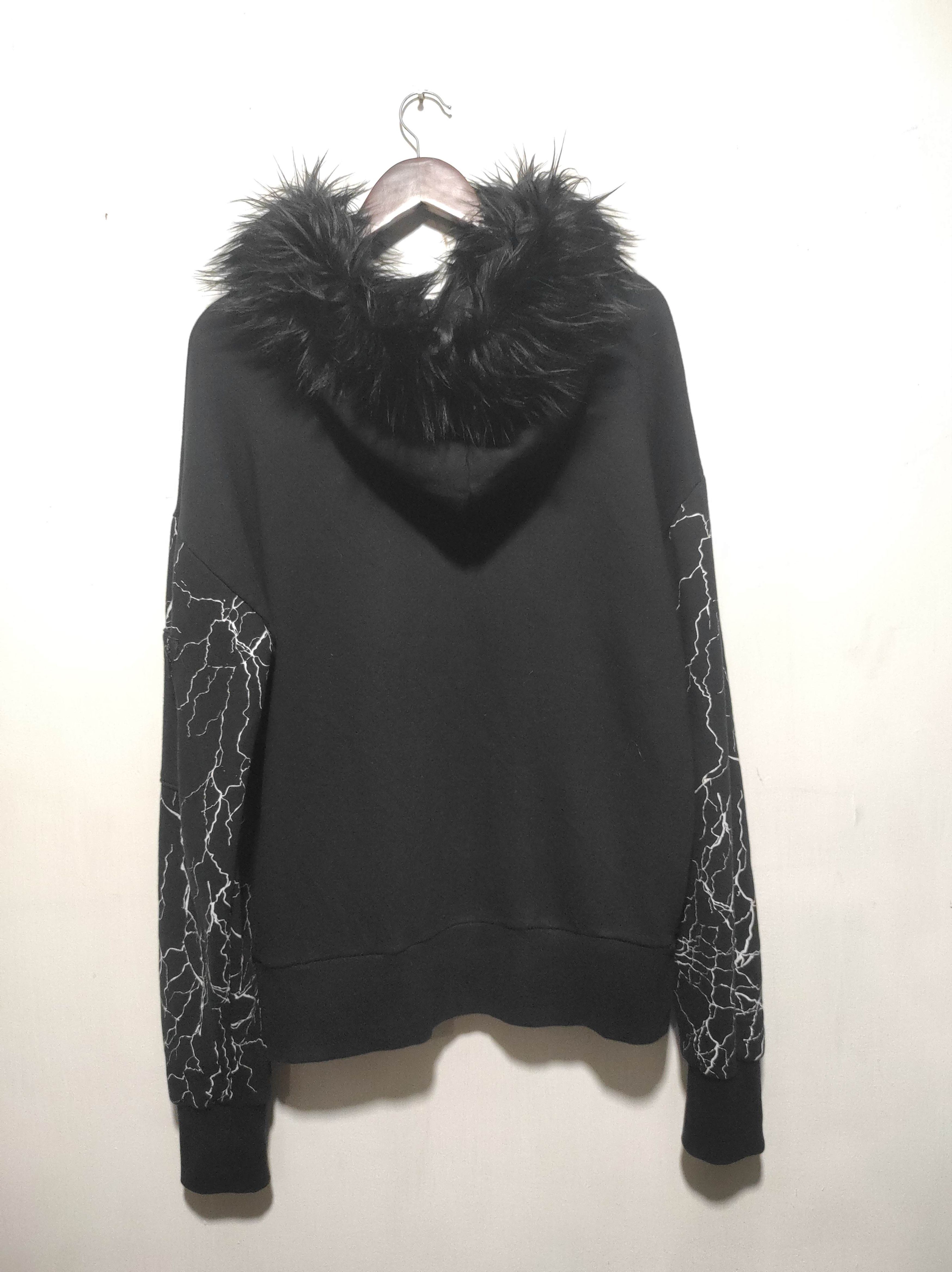 Hysteric Glamour Drift Out lightning zip Fur Hoodie IfSixWasNine LGB style Size US XL / EU 56 / 4 - 16 Thumbnail