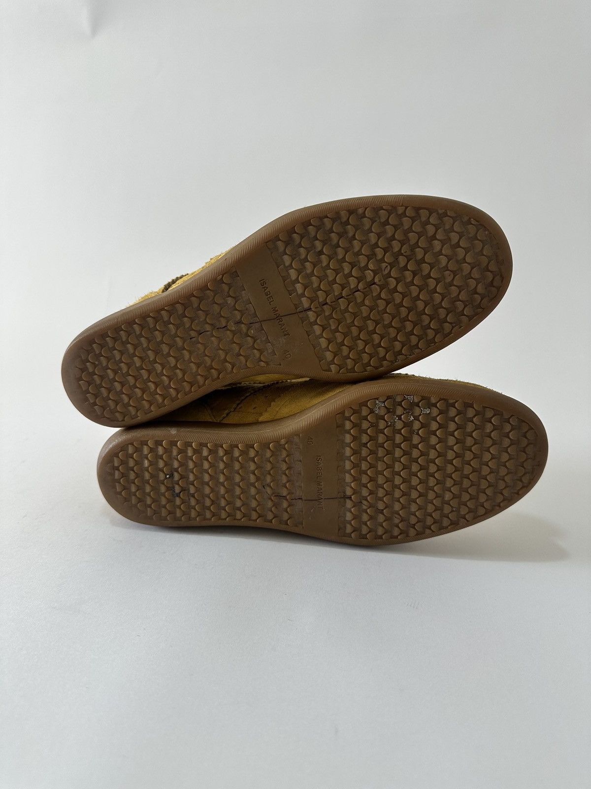 Isabel Marant Etoile Isabel Marant Mustard Yellow Suede Etoile Wedge40 Size US 10 / IT 40 - 6 Thumbnail