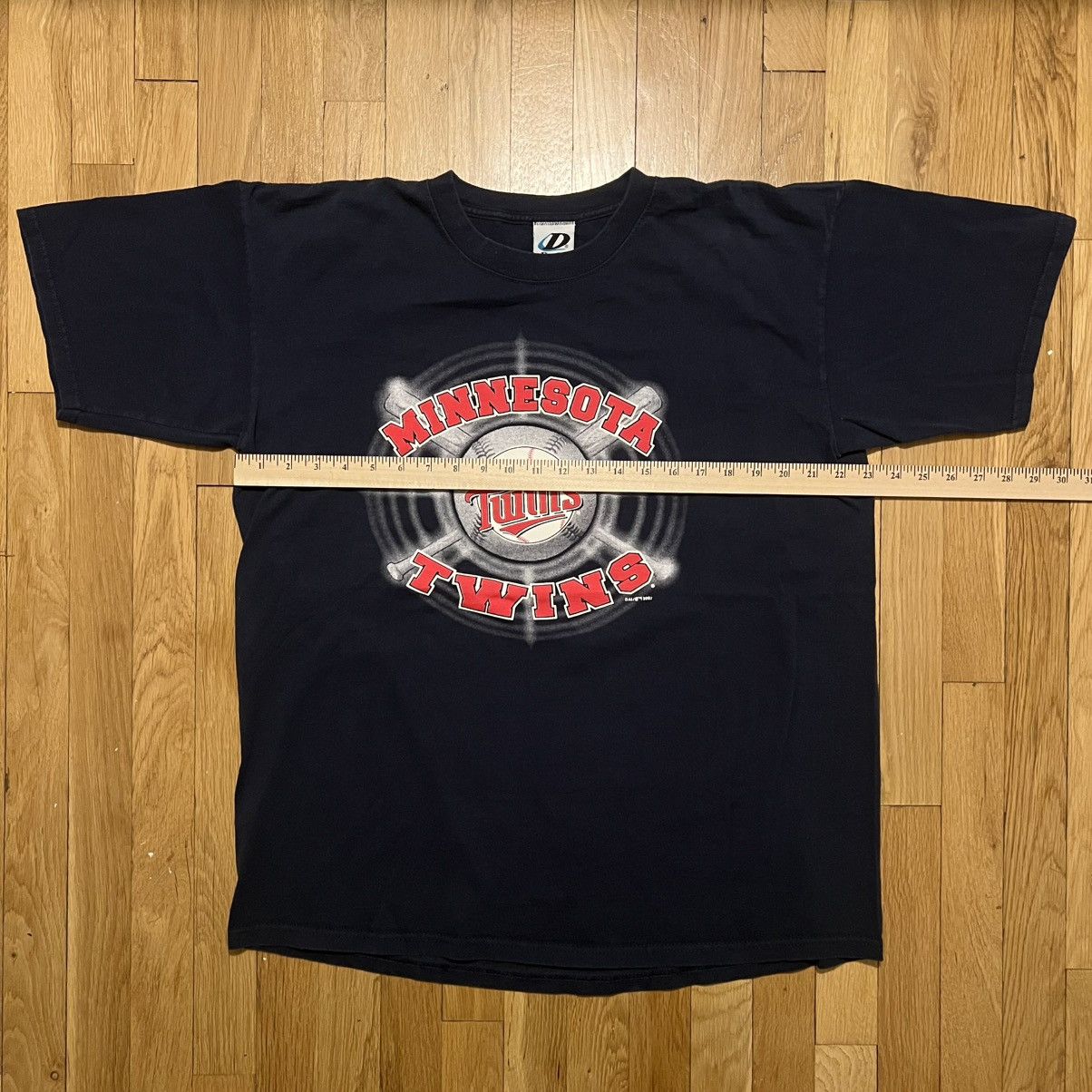 MLB Vintage 2002 Minnesota Twins Dynasty Navy Blue XL T Shirt Size US XL / EU 56 / 4 - 5 Thumbnail