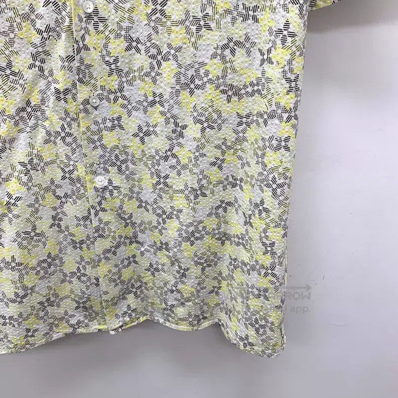 Louis Vuitton Louis Vuitton Yellow print cotton lapel single-breasted sh Size US L / EU 52-54 / 3 - 4 Thumbnail