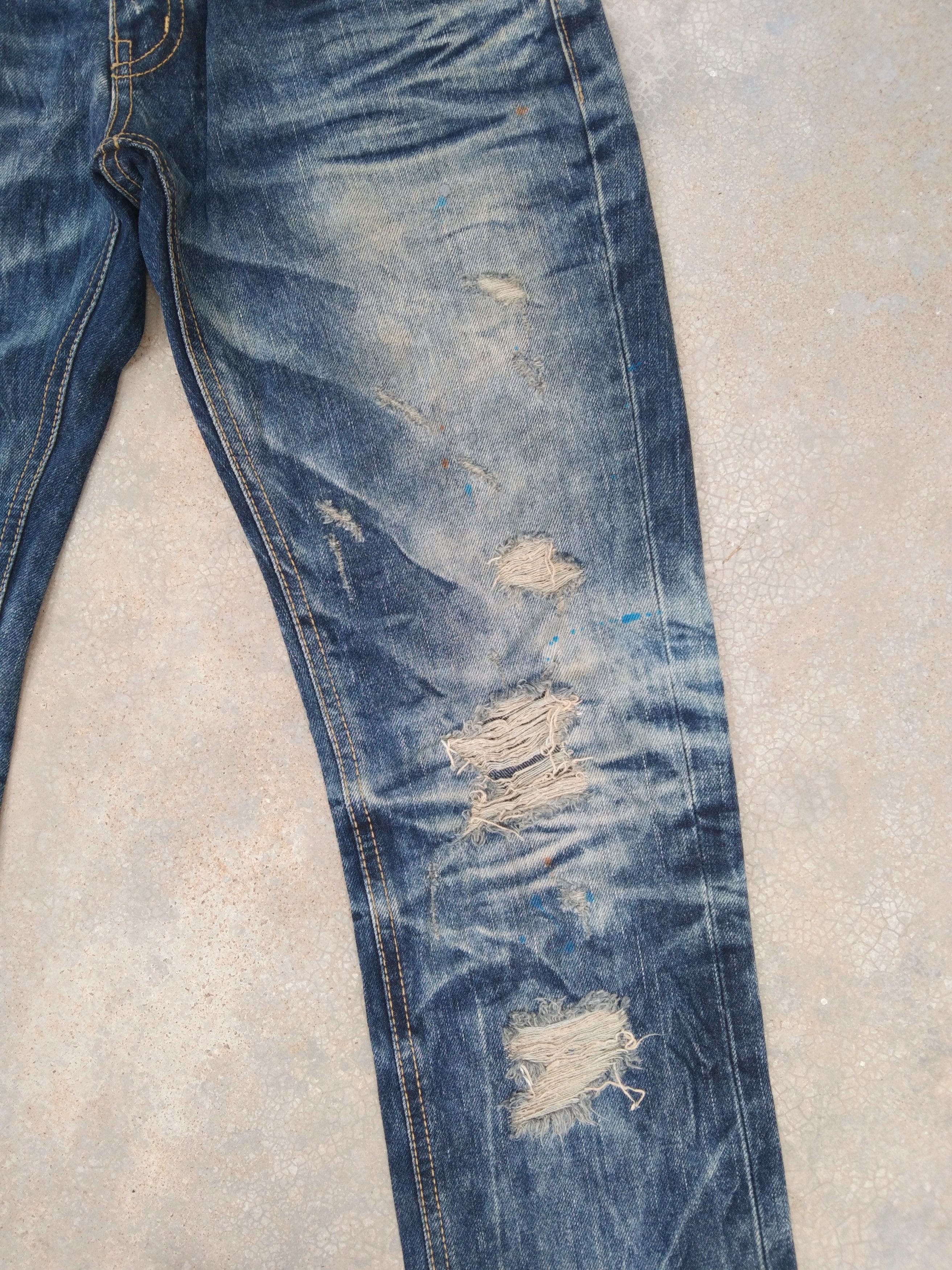 Japanese Brand Vintage Distressed Japan Jeans ICHIMARU Grunge Retro 28x32 Size US 28 / EU 44 - 6 Thumbnail