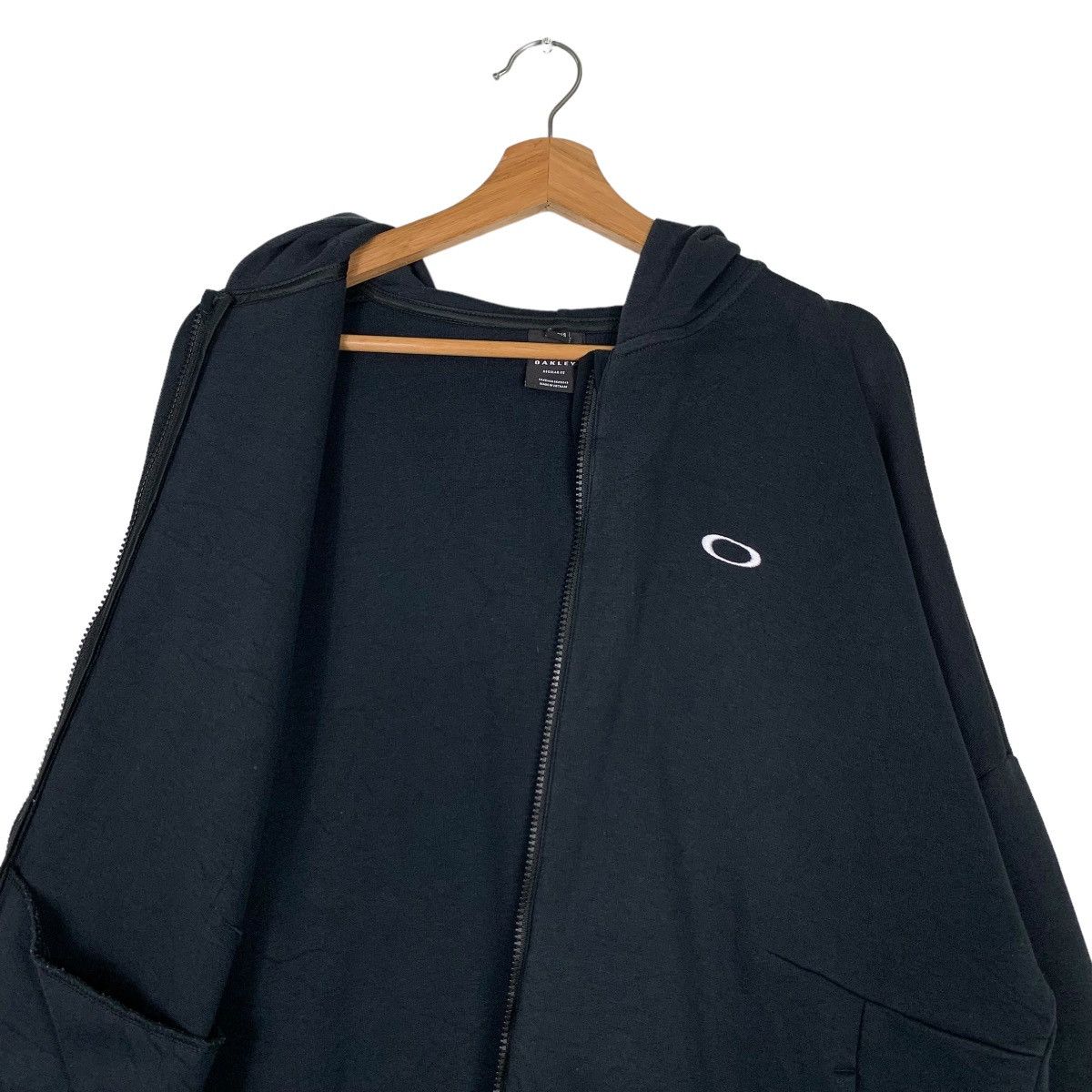 Oakley OAKLEY Embroidery Big Logo Zipper Hoodies #0255-C12 Size US M / EU 48-50 / 2 - 13 Thumbnail