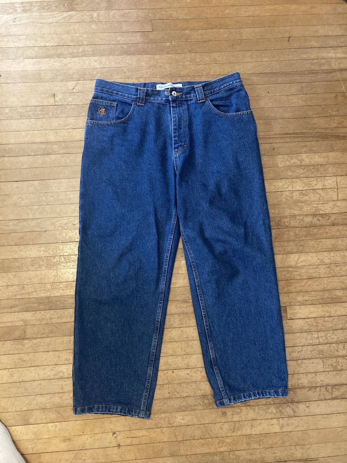 93 Denim medium blue wash 34 *HEMMED