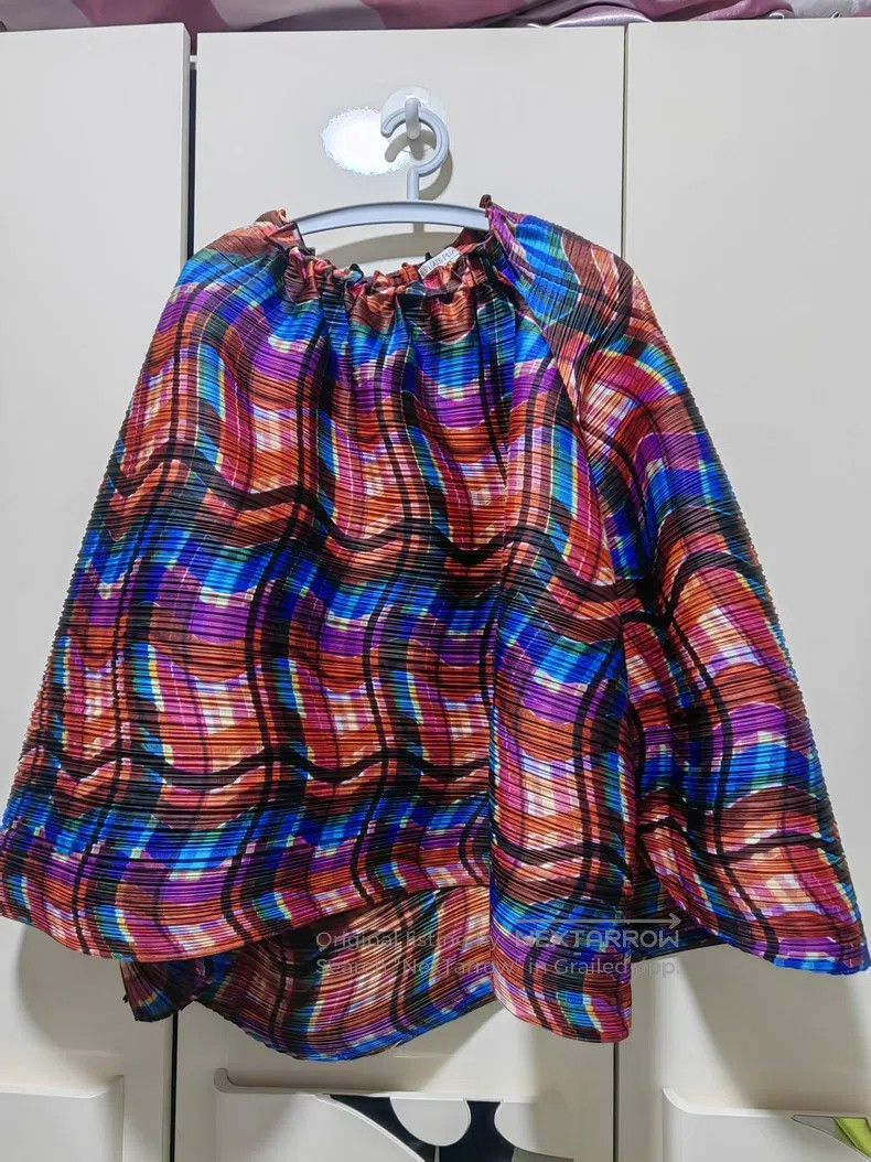 Issey Miyake Issey Miyake Rainbow Spring Asymmetrical Hem Top Size L / US 10 / IT 46 - 1 Thumbnail