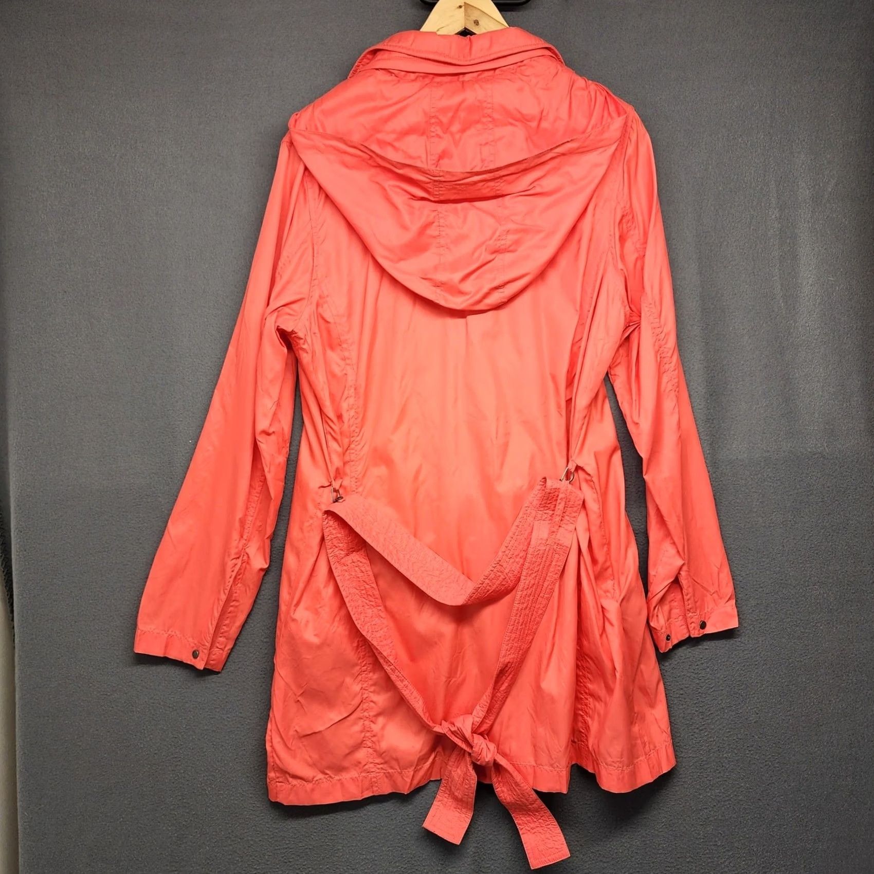 Eddie Bauer Eddie Bauer Womens Large Pink Nylon Water Resistant Windbreaker Jacket Hooded Size L / US 10 / IT 46 - 2 Thumbnail