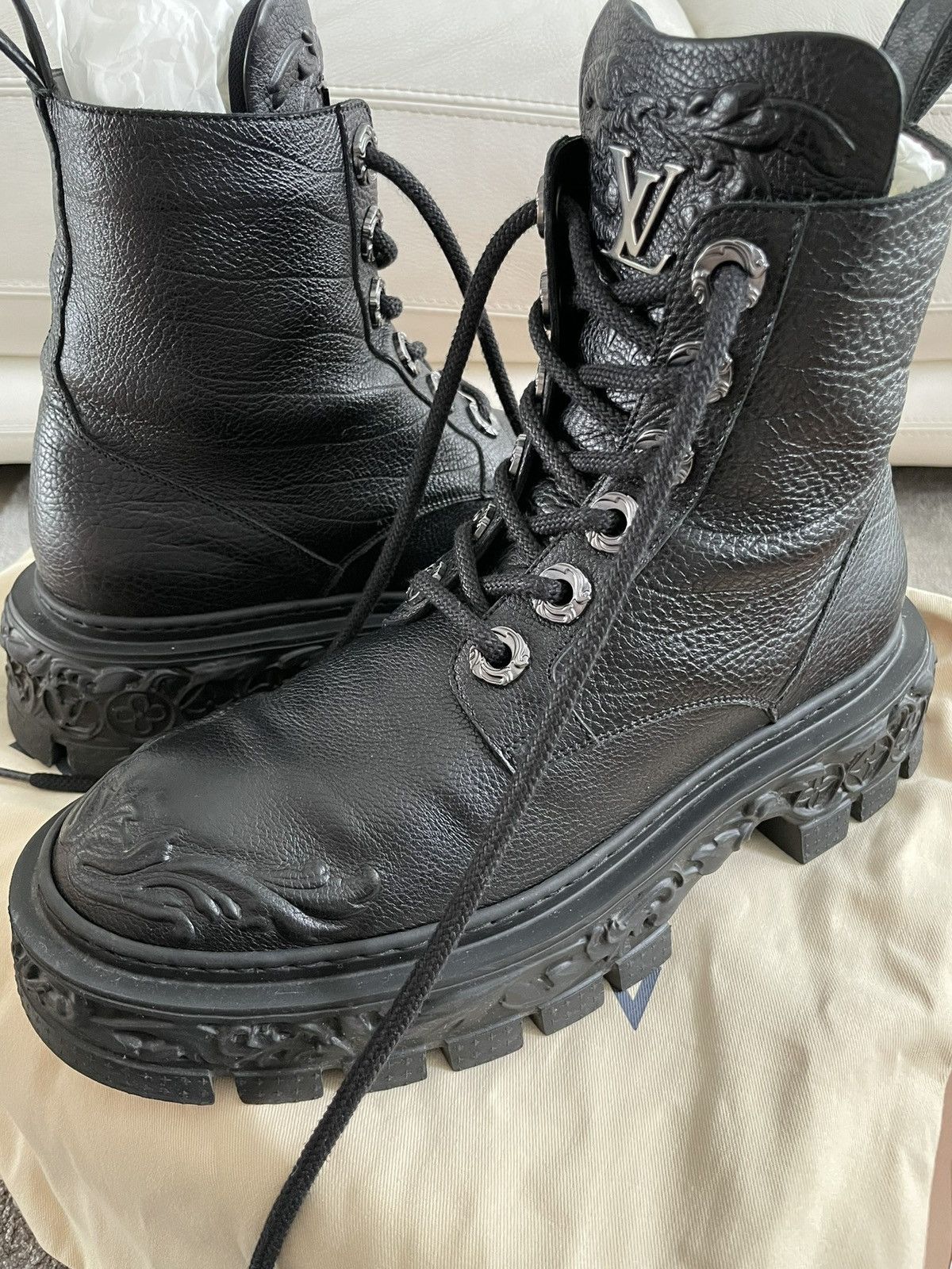 Louis Vuitton Louis Vuitton Baroque Ranger Boots Size US 10 / EU 43 - 4 Thumbnail