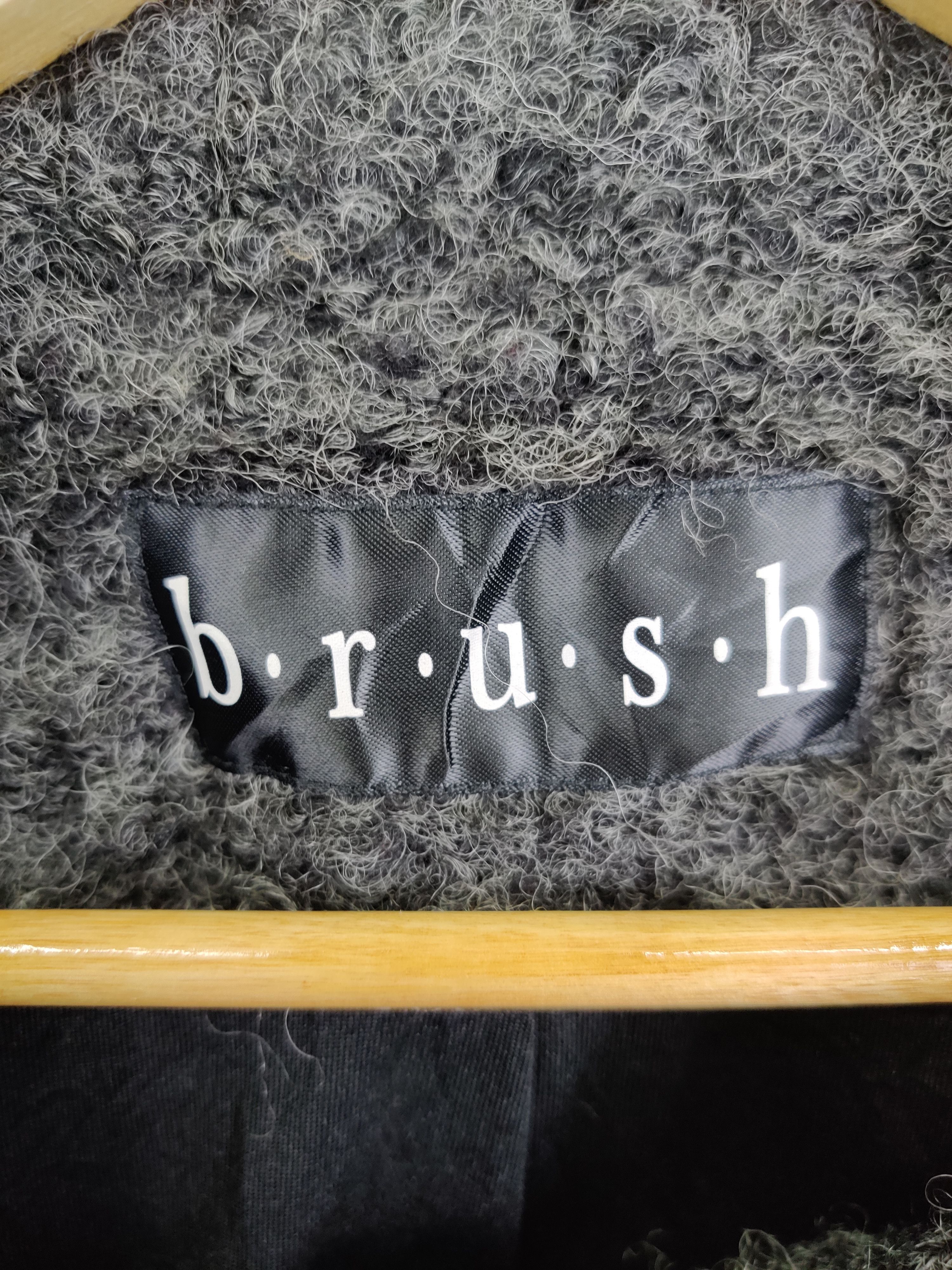 Cloak B.R.U.S.H Wool Mohair Poncho Cloak & Cape Button Up Size US XL / EU 56 / 4 - 8 Thumbnail