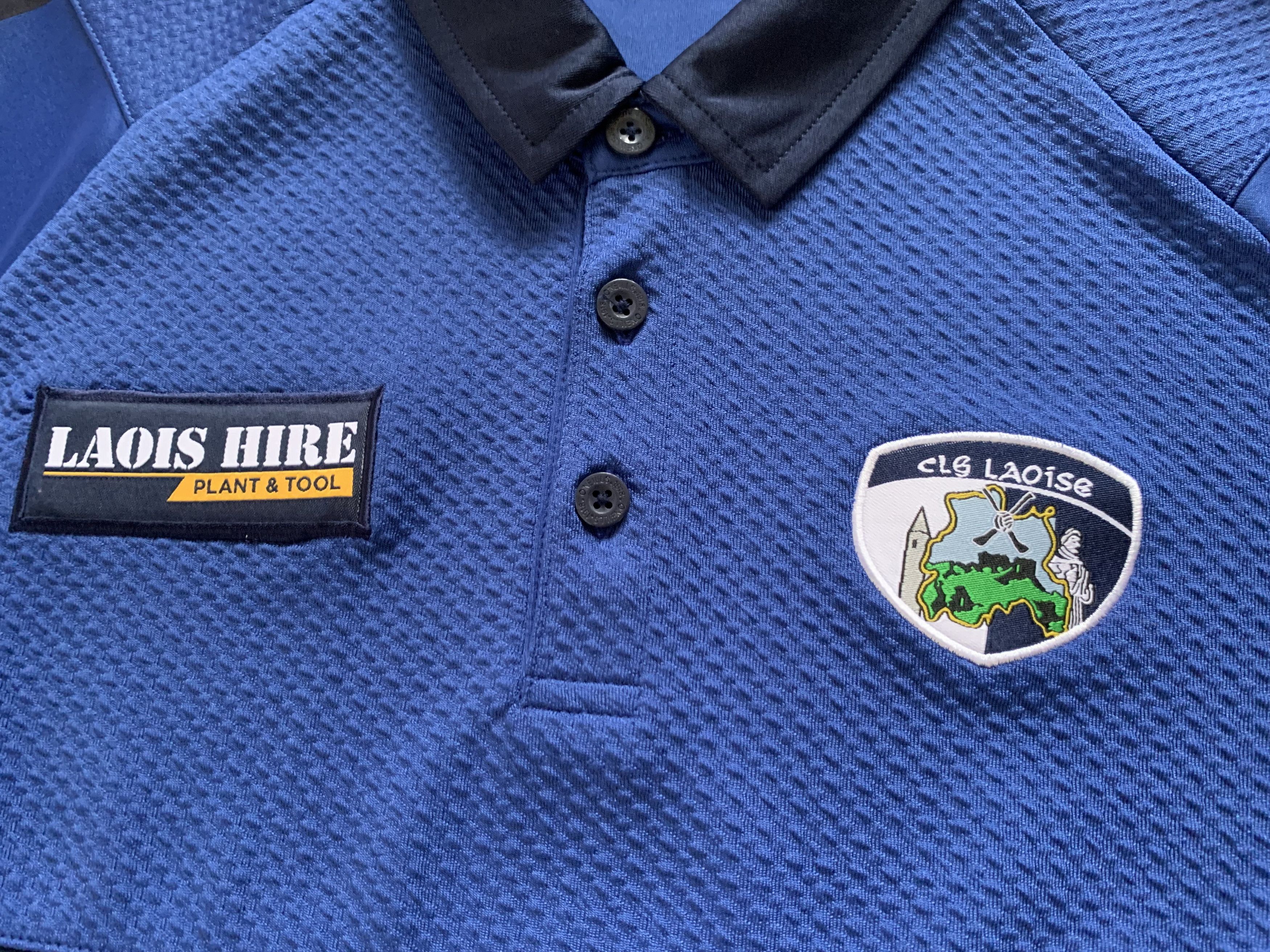 O'Neills Mens Rare Oneills Laois GAA Training Polo Jersey Size US XL / EU 56 / 4 - 5 Thumbnail