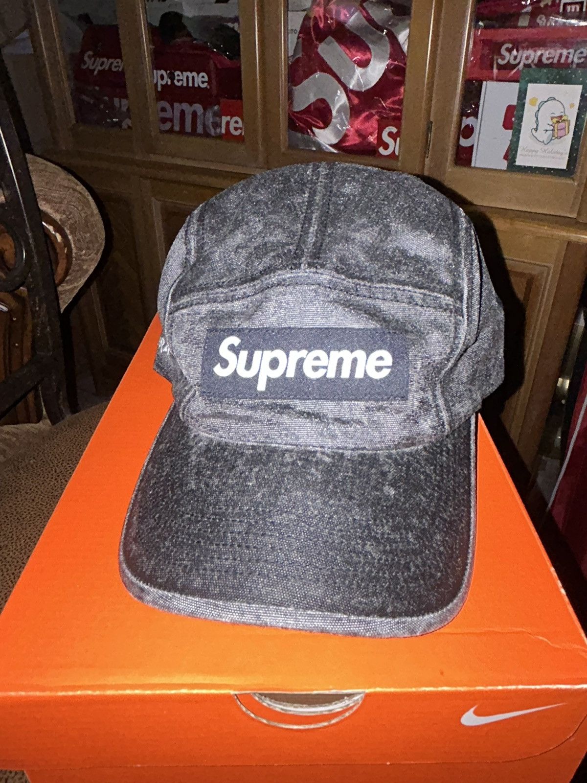 Supreme Supreme Washed Cordura Camp Cap (FW22) Black Brand New Size ONE SIZE - 5 Thumbnail