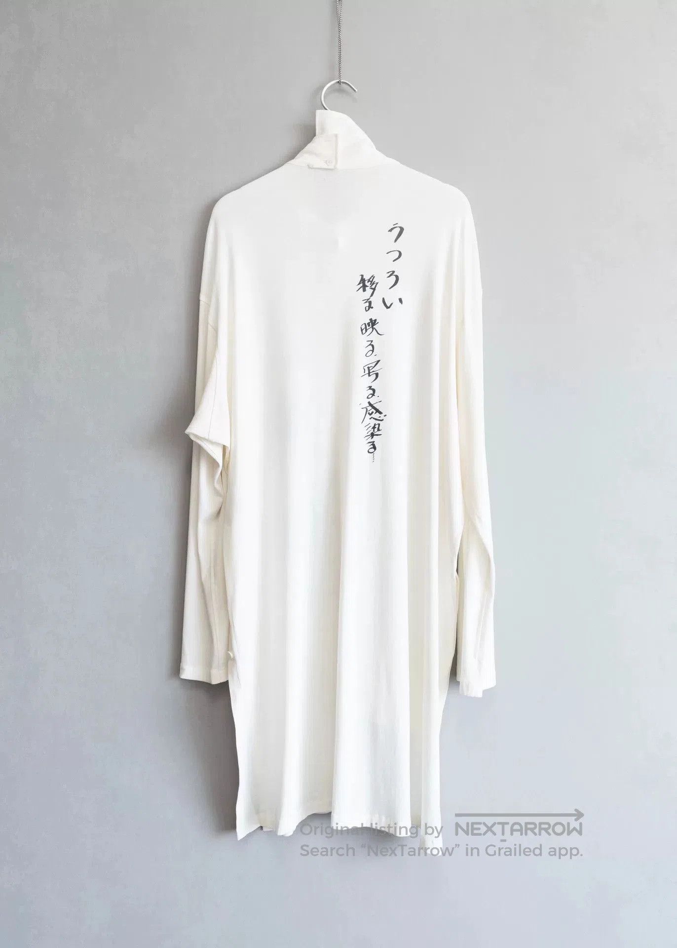 Yohji Yamamoto yohji yamamoto white shirt jacket with print. Size M / US 6-8 / IT 42-44 - 3 Thumbnail