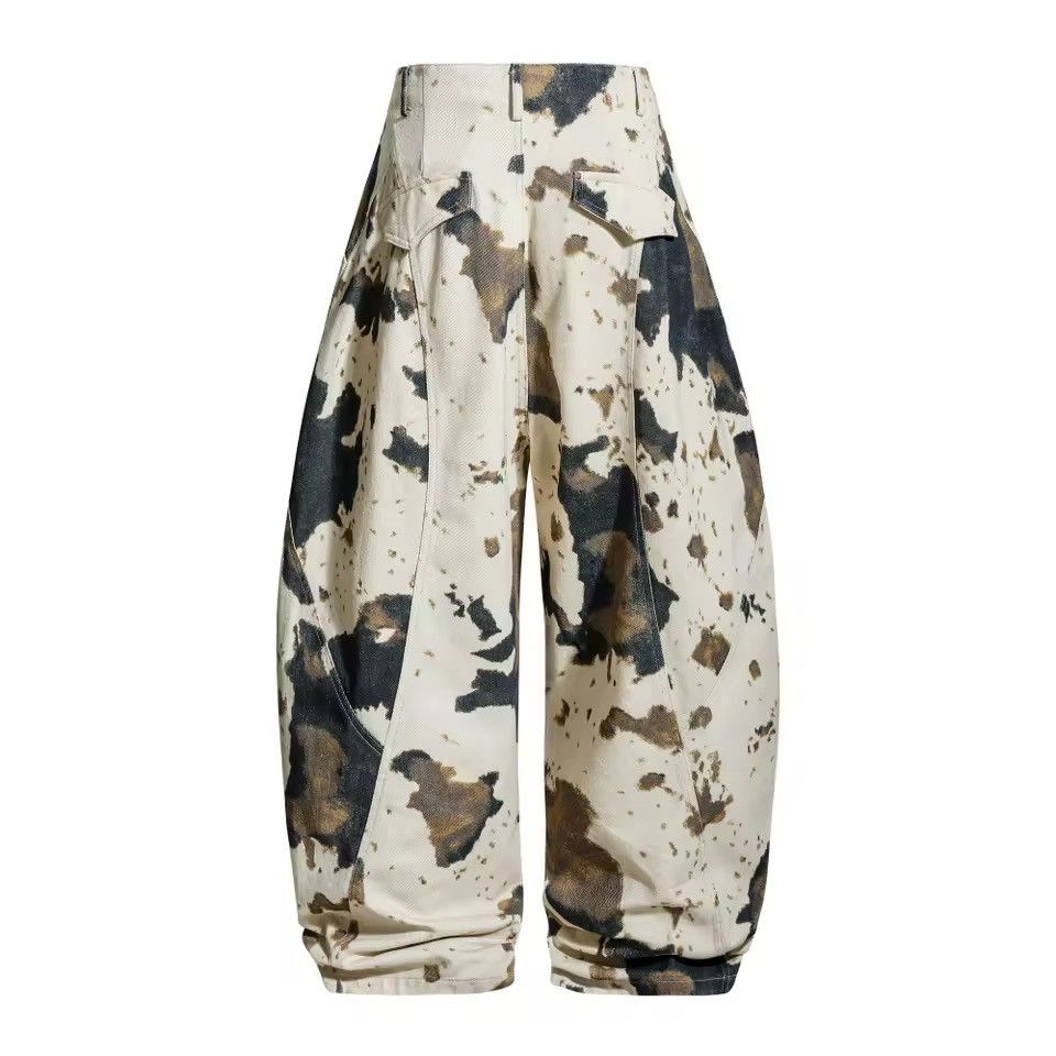 Jean Streetwear Camo Cow Print Pants Jeans Size US 32 / EU 48 - 2 Thumbnail