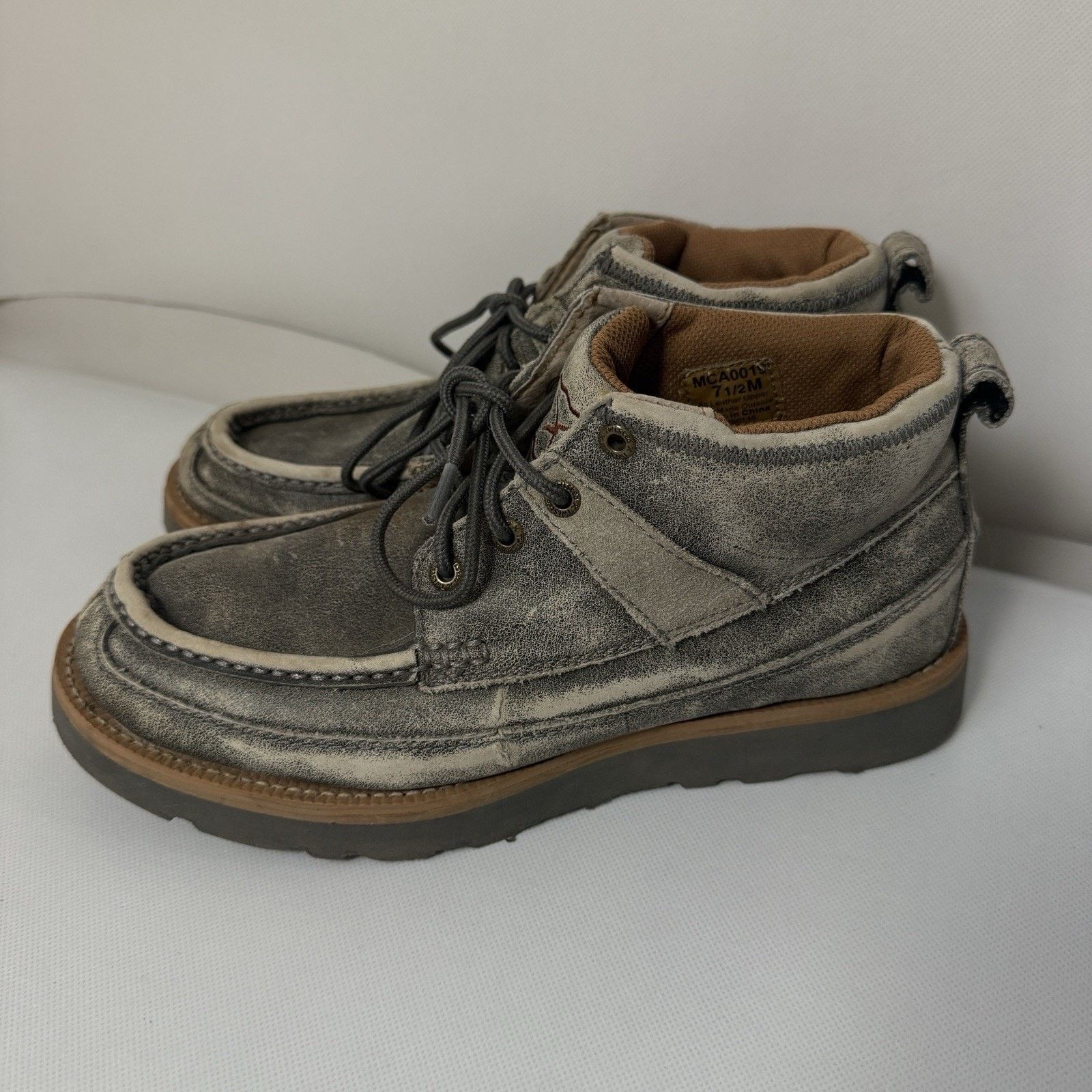 Twisted X Twisted X Wedge Sole Soft Toe Boot Distressed Chukka Western Size US 7.5 / EU 40-41 - 3 Thumbnail