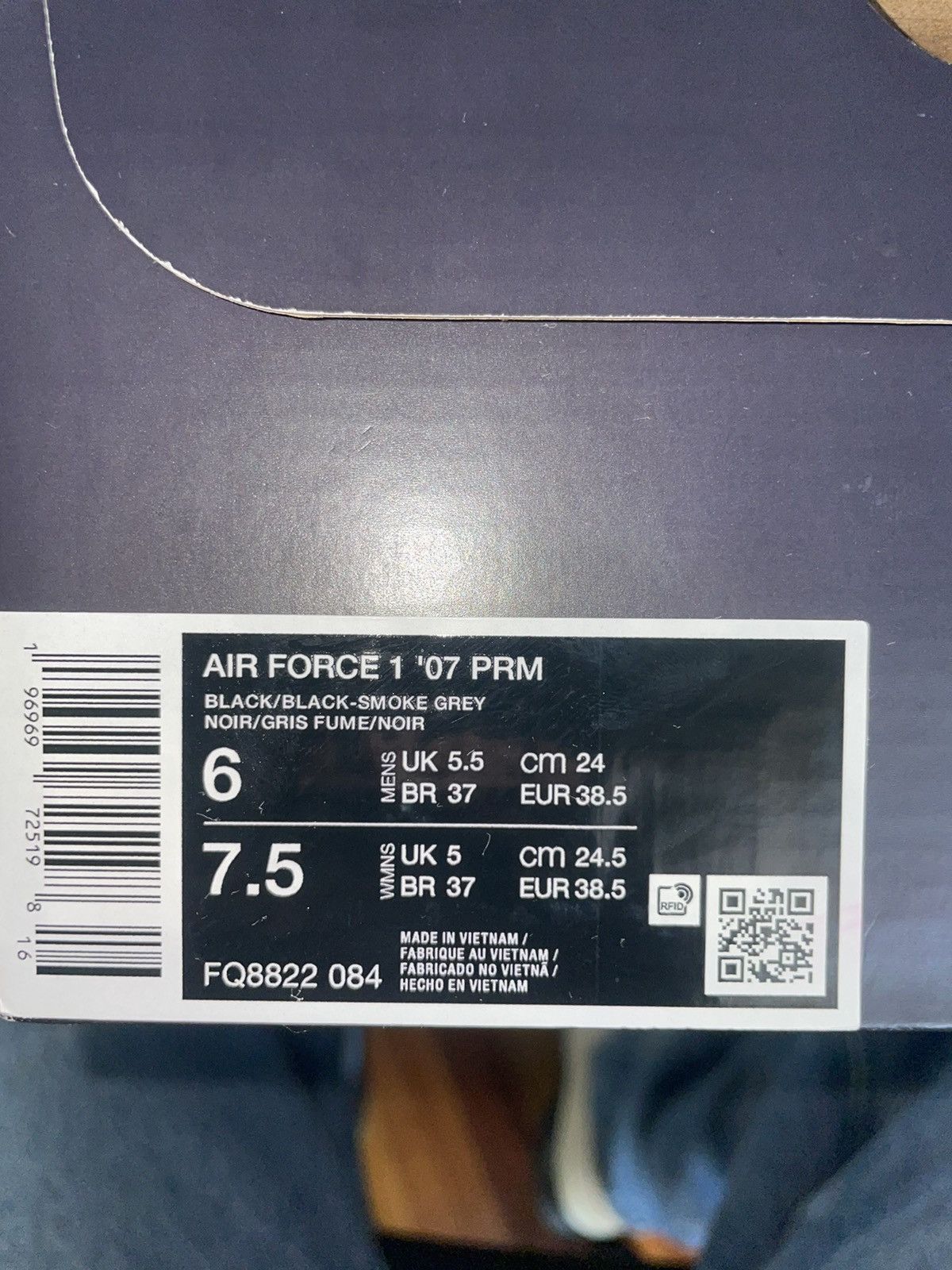 Nike AIR FORCE 1 ‘07 HALLOWEEN - HEADLESS HORSEMAN Size US 6 / EU 39 - 7 Thumbnail