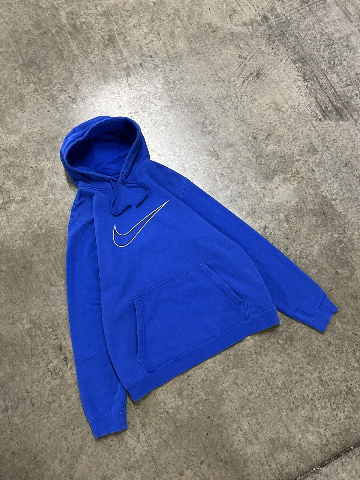 Nike × Vintage Nike vintage center swoosh hoodie streetwear hype rare Size US L / EU 52-54 / 3 - 2 Thumbnail