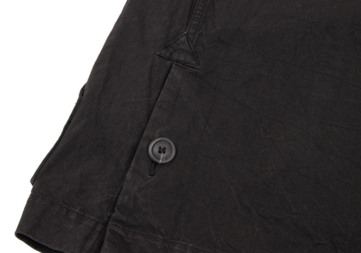 Issey Miyake Cotton Military Hoodie Jacket in Black Size S-M Size US S / EU 44-46 / 1 - 16 Thumbnail