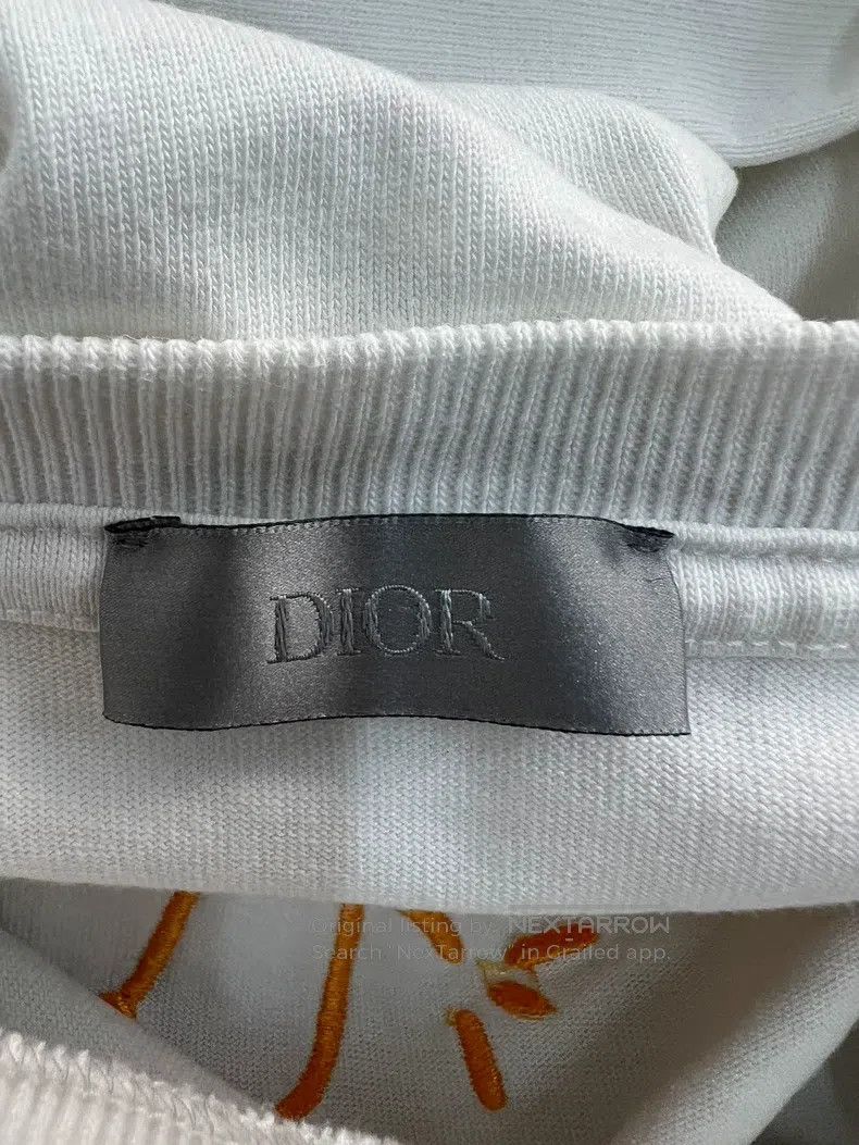 Dior Dior White embroidered short-sleeved T-shirt Size US XS / EU 42 / 0 - 5 Thumbnail